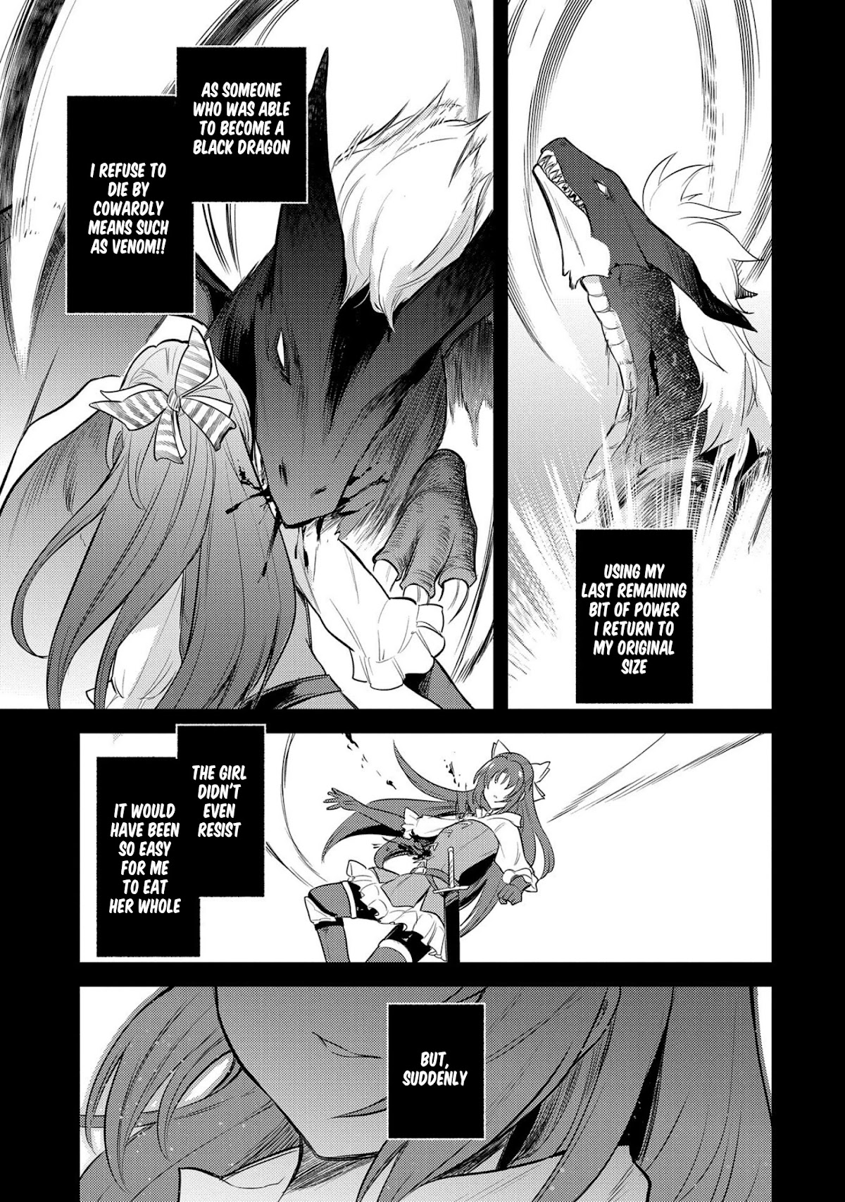 The Reincarnated Great Saint Hides That She's a Saint Chapter 15 page 13 - Chapter 15: Black Dragon Zabira - Part 2