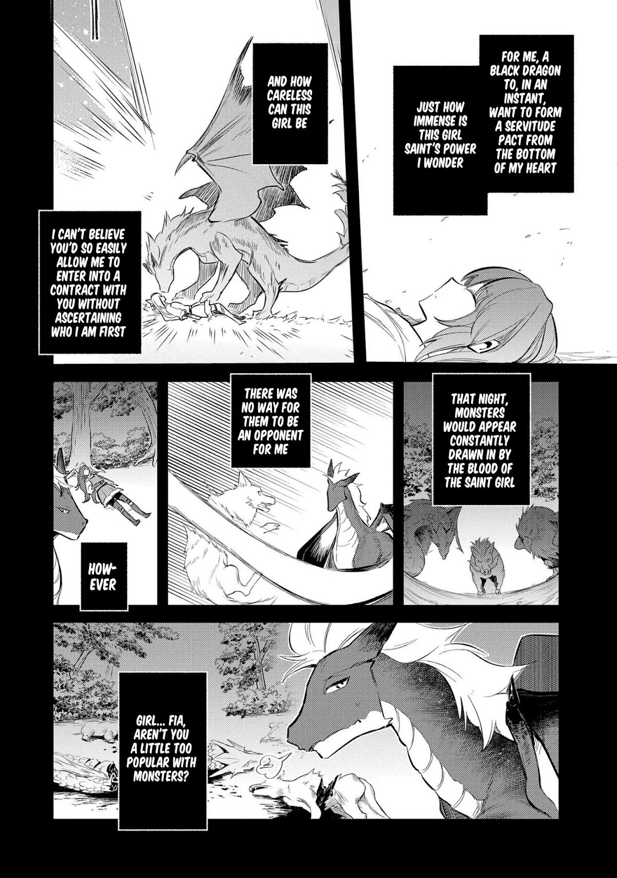 The Reincarnated Great Saint Hides That She's a Saint Chapter 15 page 18 - Chapter 15: Black Dragon Zabira - Part 2