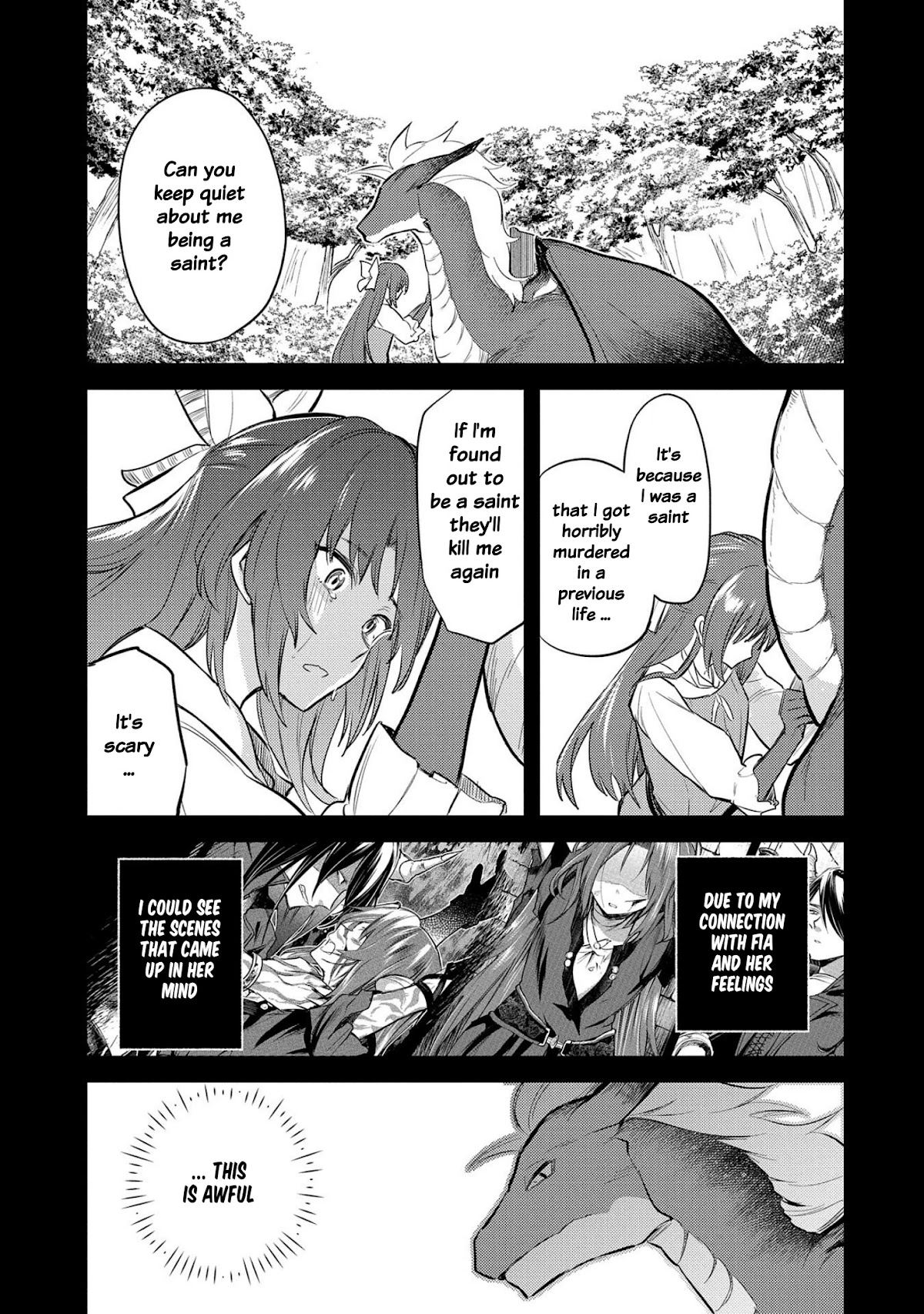 The Reincarnated Great Saint Hides That She's a Saint Chapter 15 page 19 - Chapter 15: Black Dragon Zabira - Part 2