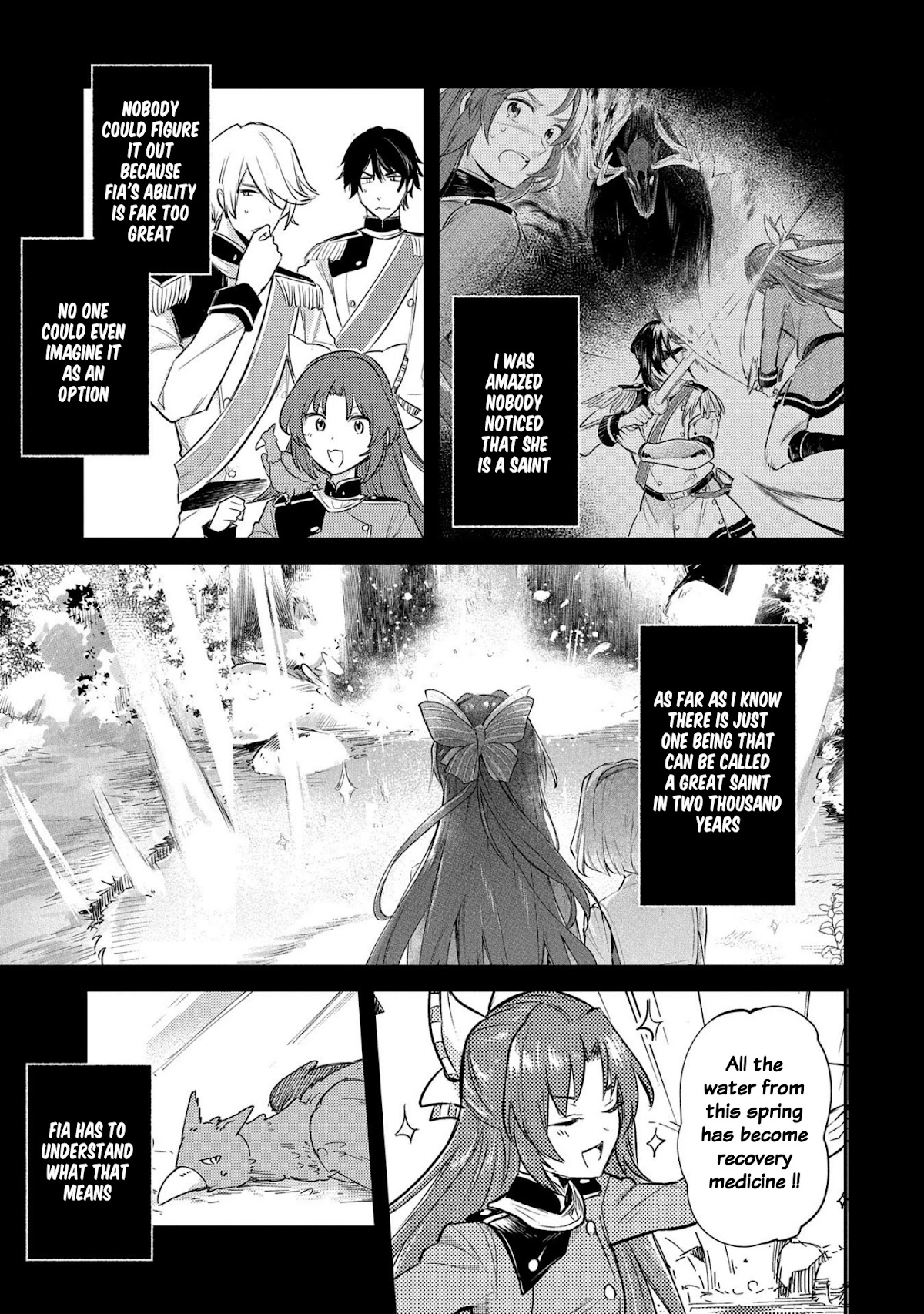 The Reincarnated Great Saint Hides That She's a Saint Chapter 15 page 21 - Chapter 15: Black Dragon Zabira - Part 2