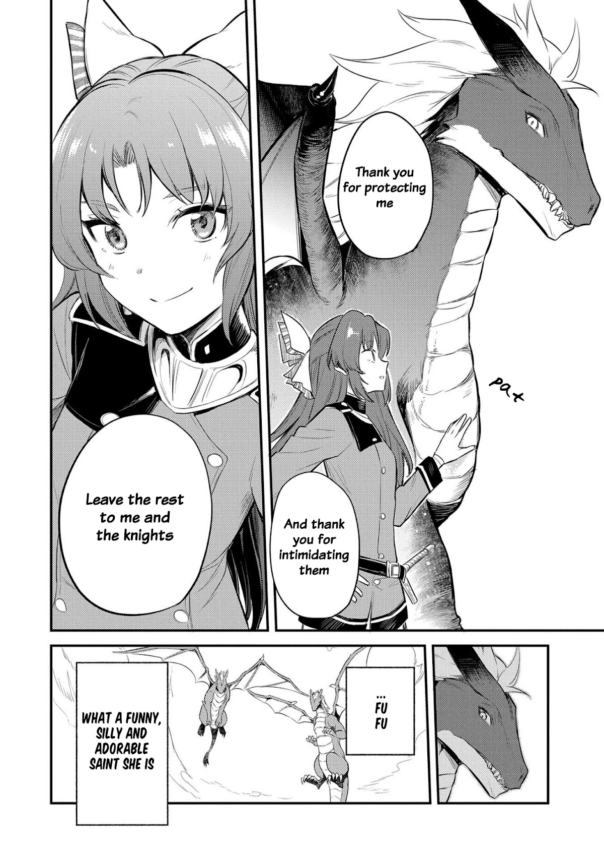 The Reincarnated Great Saint Hides That She's a Saint Chapter 15 page 27 - Chapter 15: Black Dragon Zabira - Part 2
