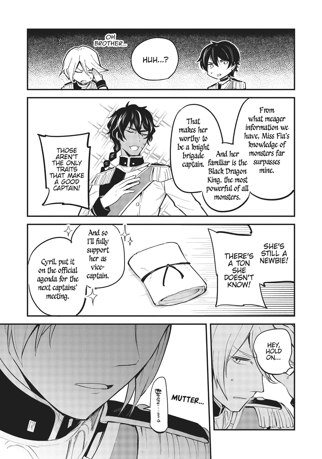 The Reincarnated Great Saint Hides That She's a Saint Chapter 18 page 28 - Chapter 18: Small-Scale Captain's Meeting