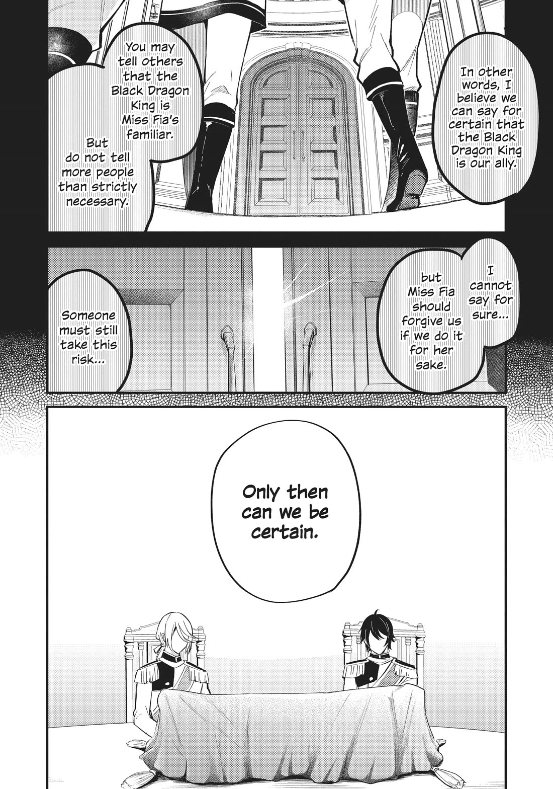The Reincarnated Great Saint Hides That She's a Saint Chapter 18 page 8 - Chapter 18: Small-Scale Captain's Meeting