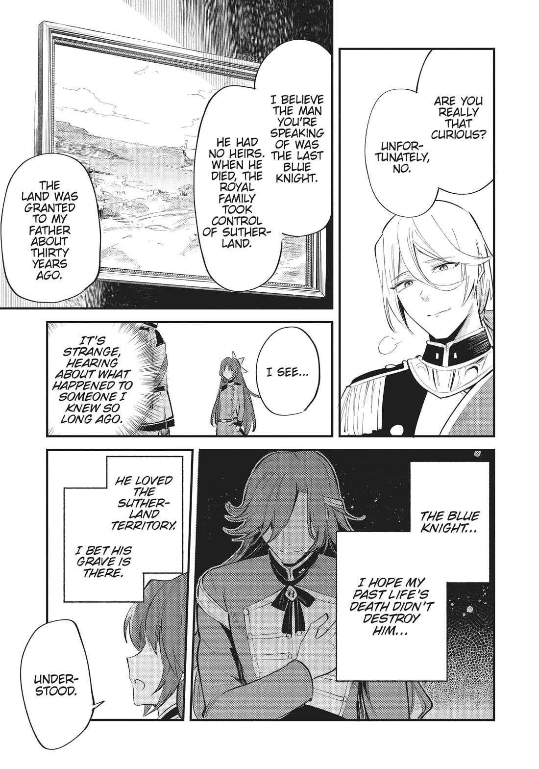 The Reincarnated Great Saint Hides That She's a Saint Chapter 20 page 21 - Chapter 20: Return to the First Knight Brigade