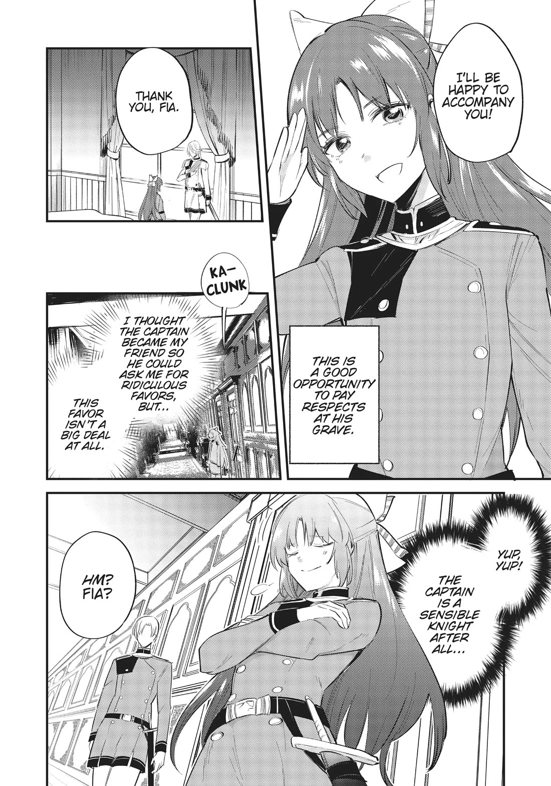 The Reincarnated Great Saint Hides That She's a Saint Chapter 20 page 22 - Chapter 20: Return to the First Knight Brigade