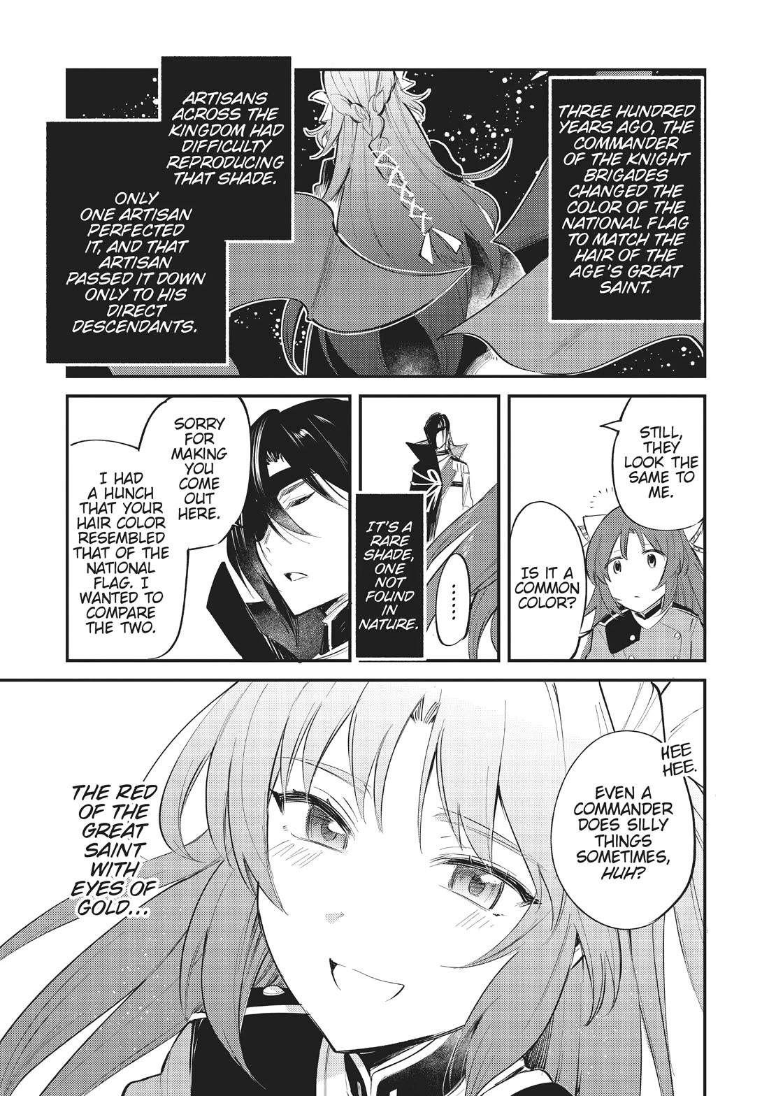The Reincarnated Great Saint Hides That She's a Saint Chapter 20 page 5 - Chapter 20: Return to the First Knight Brigade