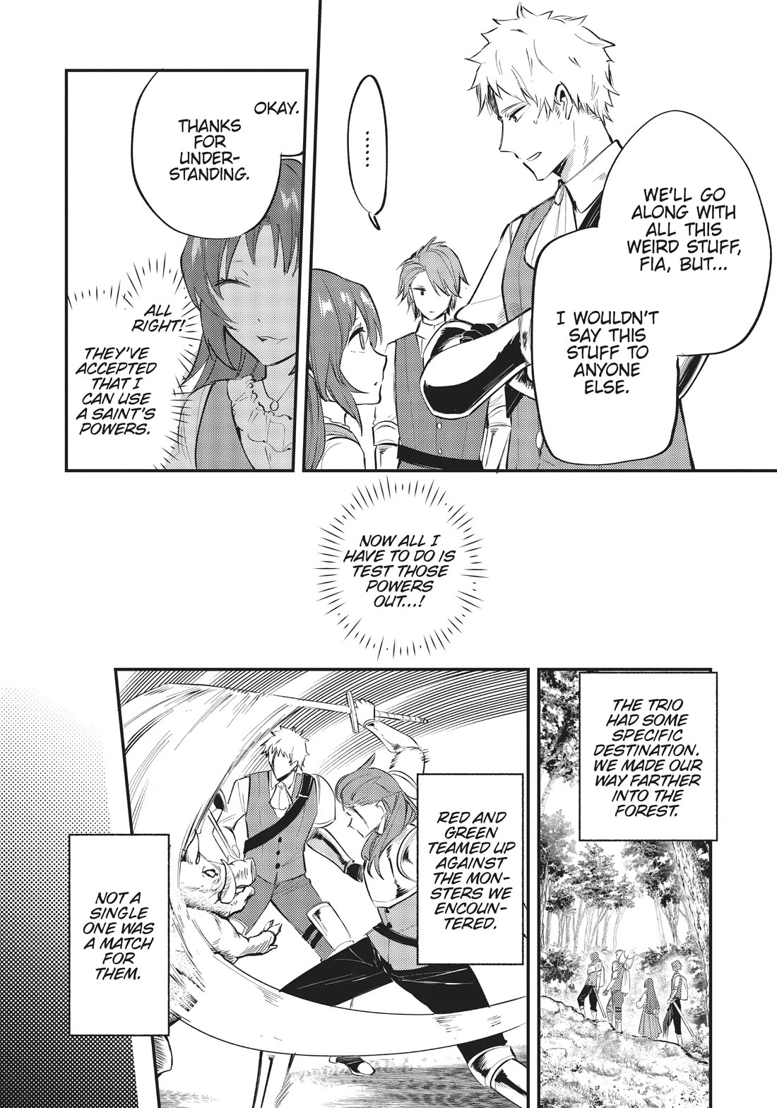 The Reincarnated Great Saint Hides That She's a Saint Chapter 21.1 page 10 - Chapter 21.1: Side Story: Fia and the Imperfect Adventurers (1)