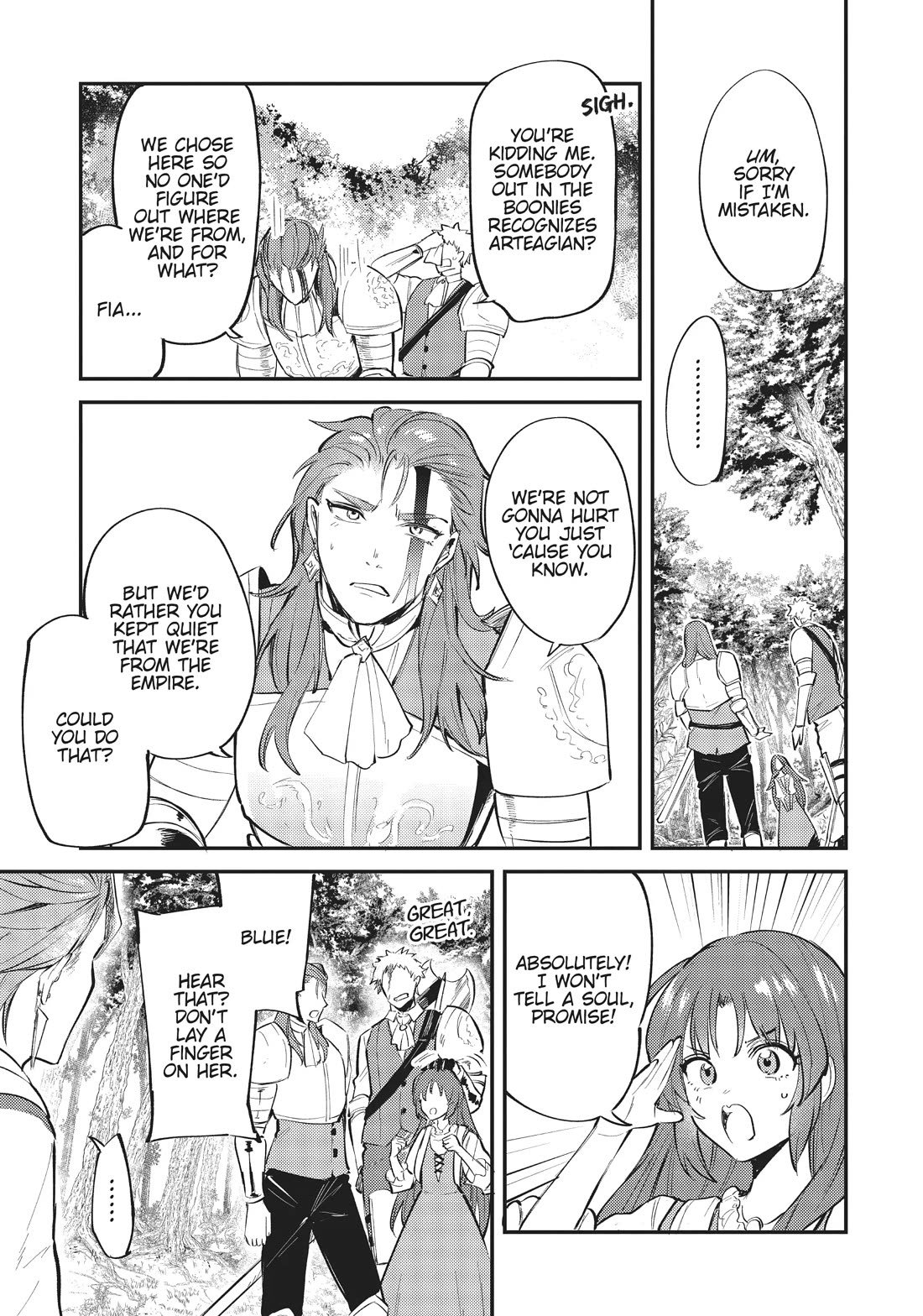 The Reincarnated Great Saint Hides That She's a Saint Chapter 21.1 page 21 - Chapter 21.1: Side Story: Fia and the Imperfect Adventurers (1)