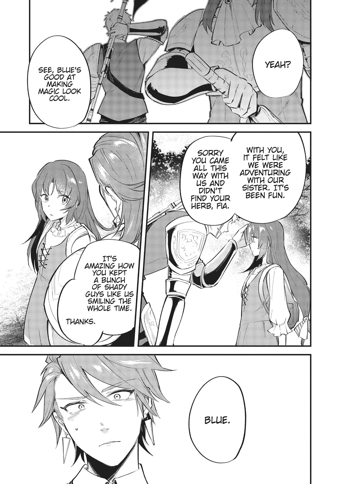 The Reincarnated Great Saint Hides That She's a Saint Chapter 21.1 page 33 - Chapter 21.1: Side Story: Fia and the Imperfect Adventurers (1)