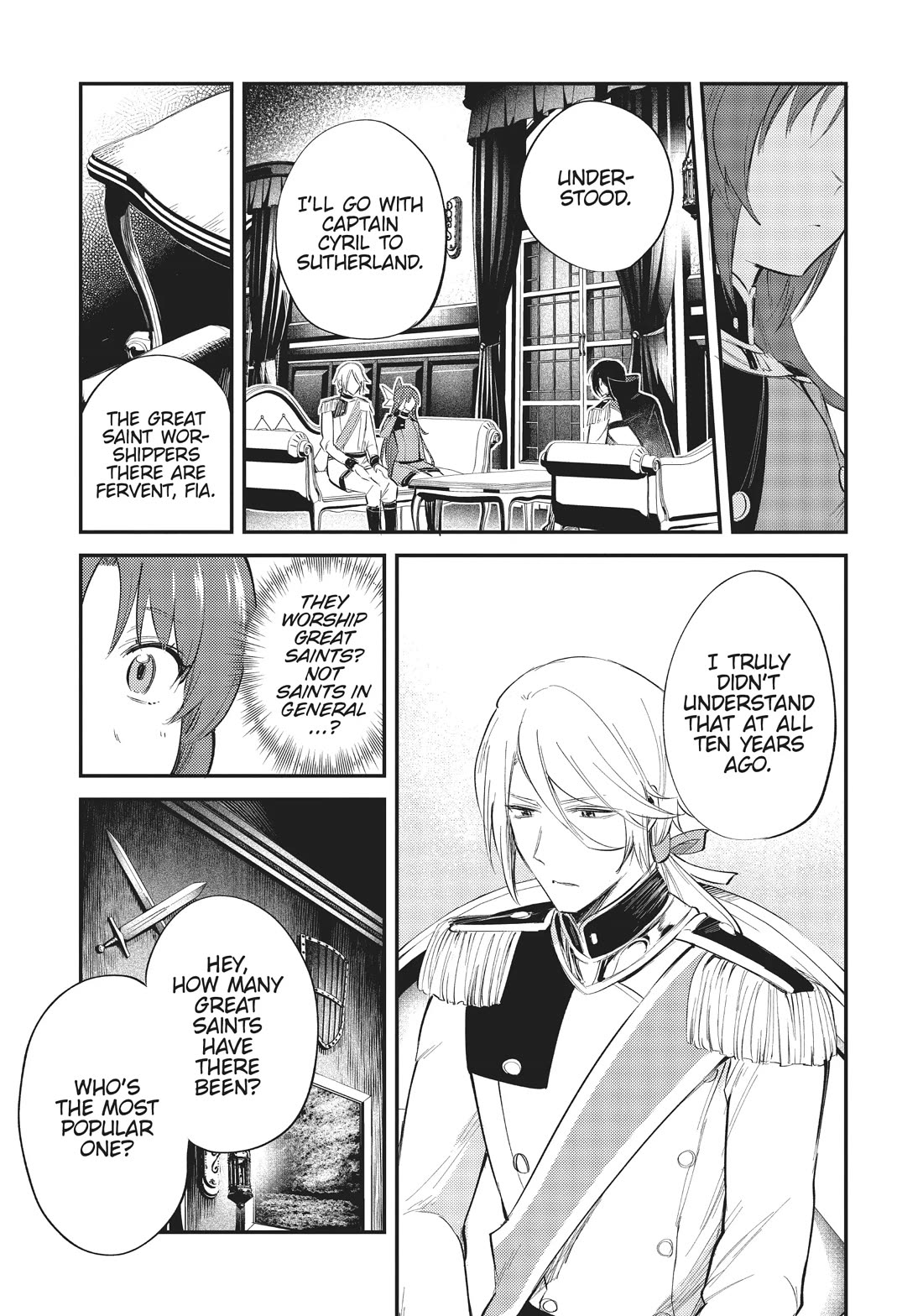The Reincarnated Great Saint Hides That She's a Saint Chapter 21 page 15 - Chapter 21: Return to the First Knight Brigade 2