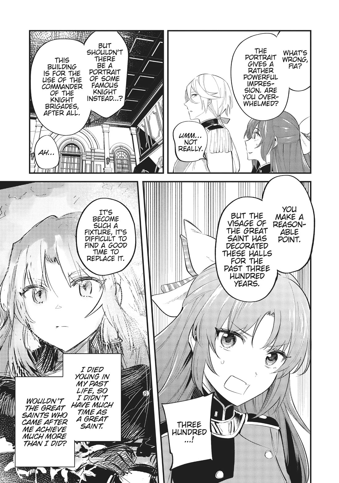 The Reincarnated Great Saint Hides That She's a Saint Chapter 21 page 9 - Chapter 21: Return to the First Knight Brigade 2
