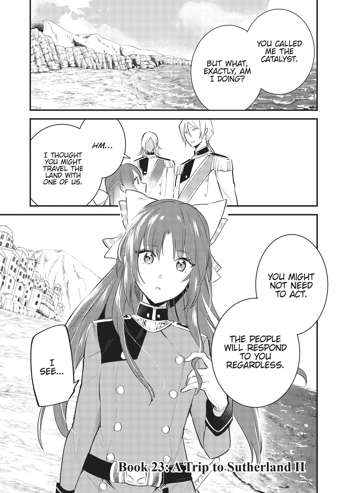 The Reincarnated Great Saint Hides That She's a Saint Chapter 23 page 1 - Chapter 23: A Trip to Sutherland (2)