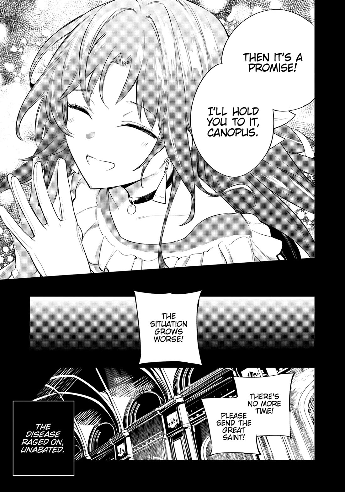 The Reincarnated Great Saint Hides That She's a Saint Chapter 28 page 22 - Chapter 28: Knight Guard Canopus (1)