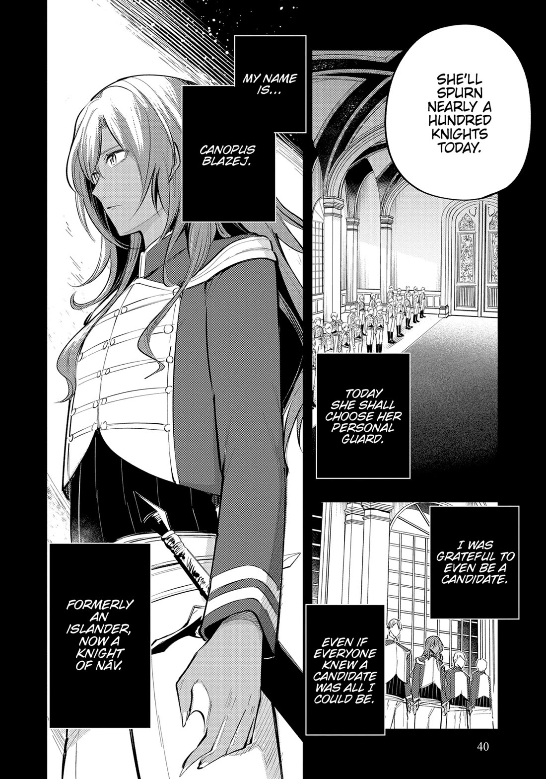 The Reincarnated Great Saint Hides That She's a Saint Chapter 28 page 4 - Chapter 28: Knight Guard Canopus (1)