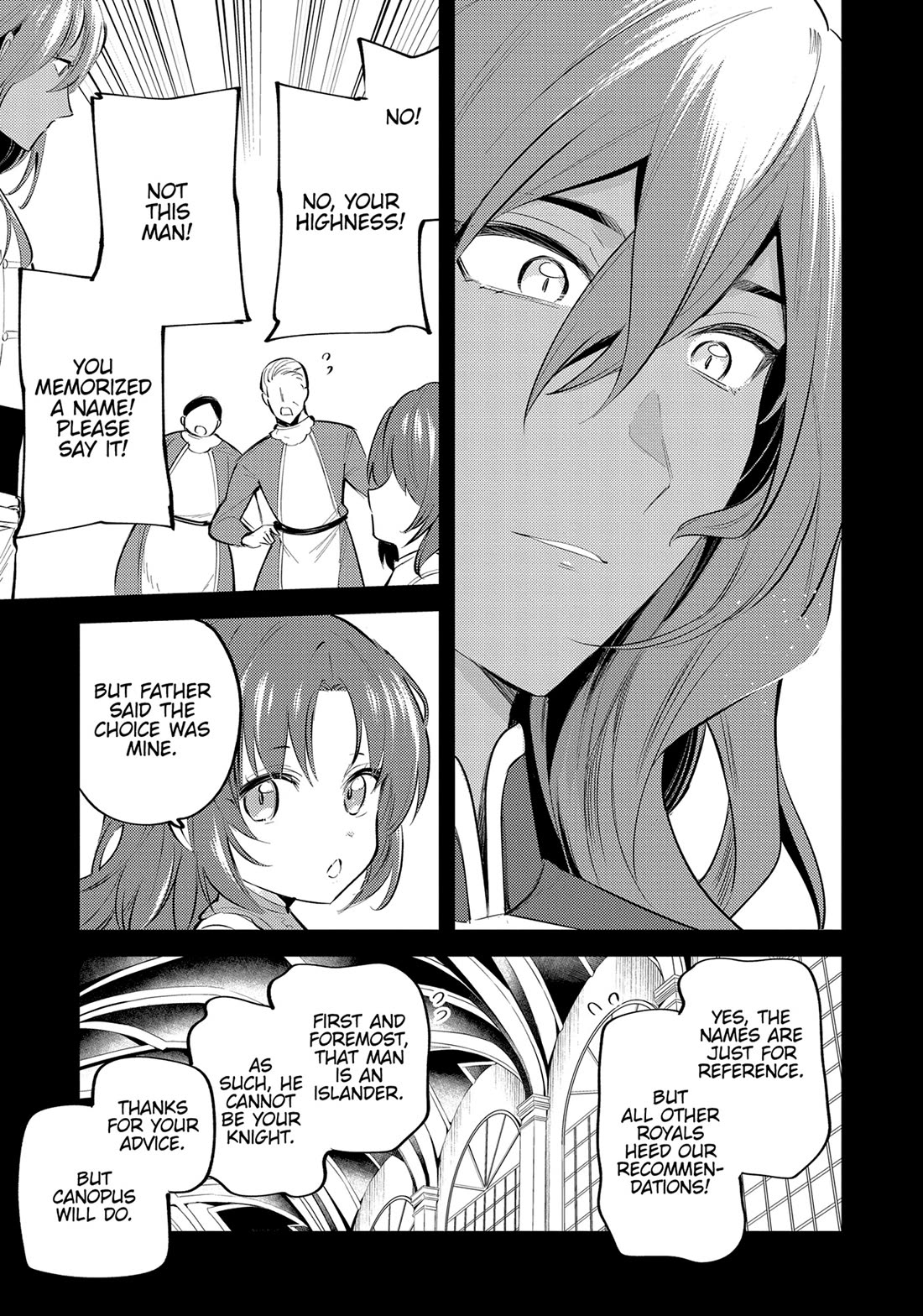 The Reincarnated Great Saint Hides That She's a Saint Chapter 28 page 9 - Chapter 28: Knight Guard Canopus (1)