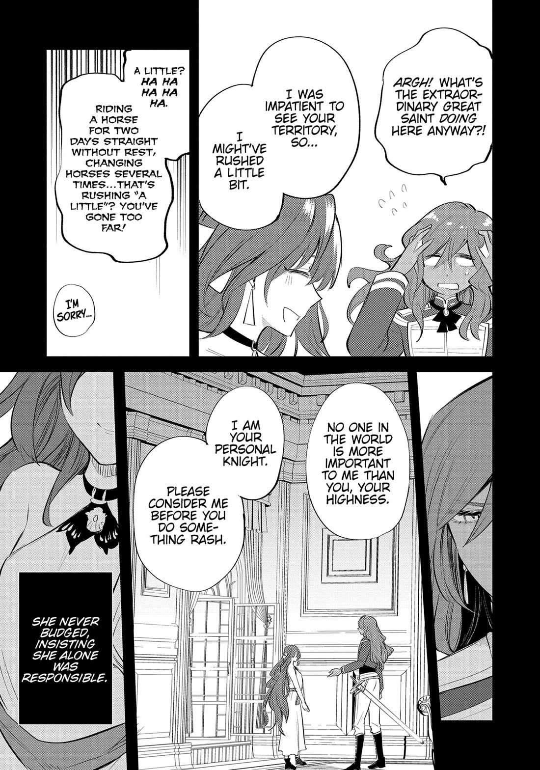 The Reincarnated Great Saint Hides That She's a Saint Chapter 29 page 12 - Chapter 29: Knight Guard Canopus (2)