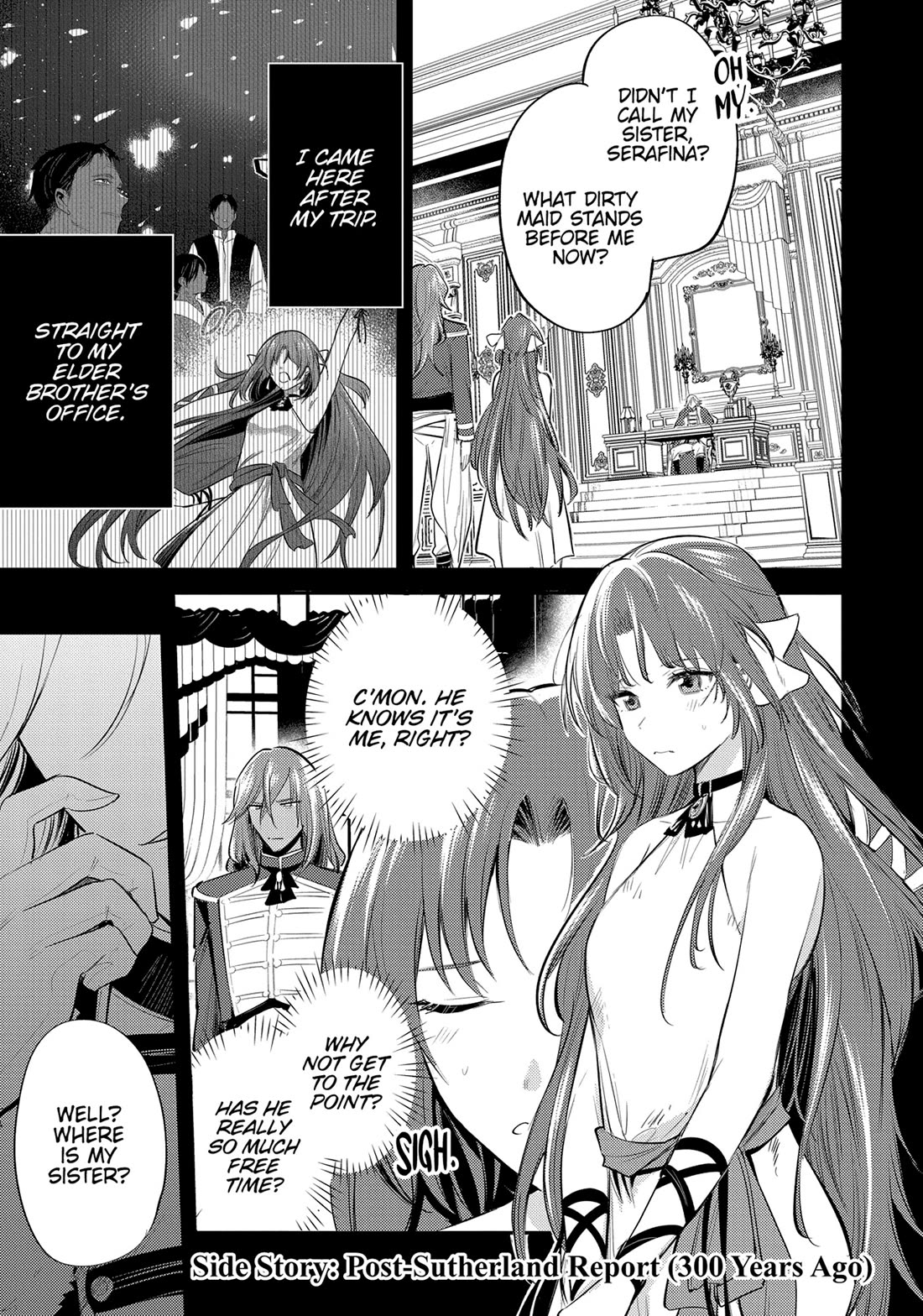 The Reincarnated Great Saint Hides That She's a Saint Chapter 30.5 page 1 - Chapter 30.5: Side Story: Post-Sutherland Report (300 Years Ago)