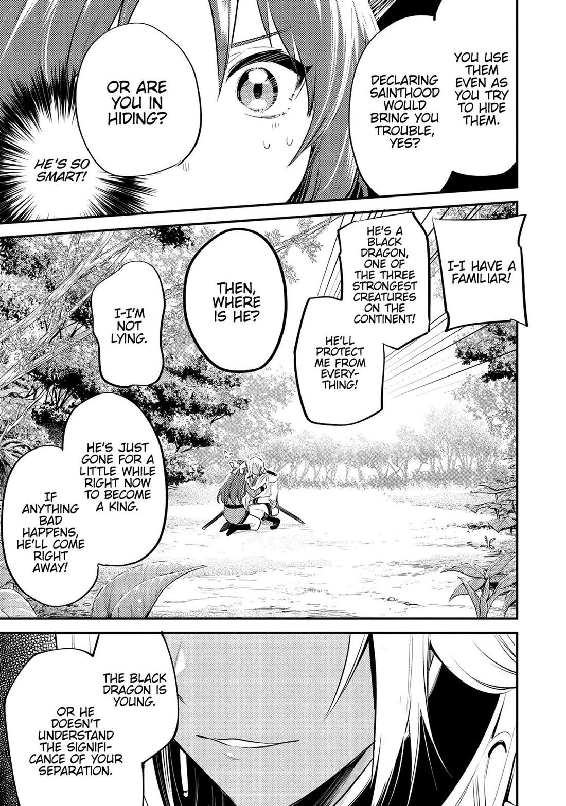 The Reincarnated Great Saint Hides That She's a Saint Chapter 33 page 21 - Chapter 33: The Memorial Ceremony (1)