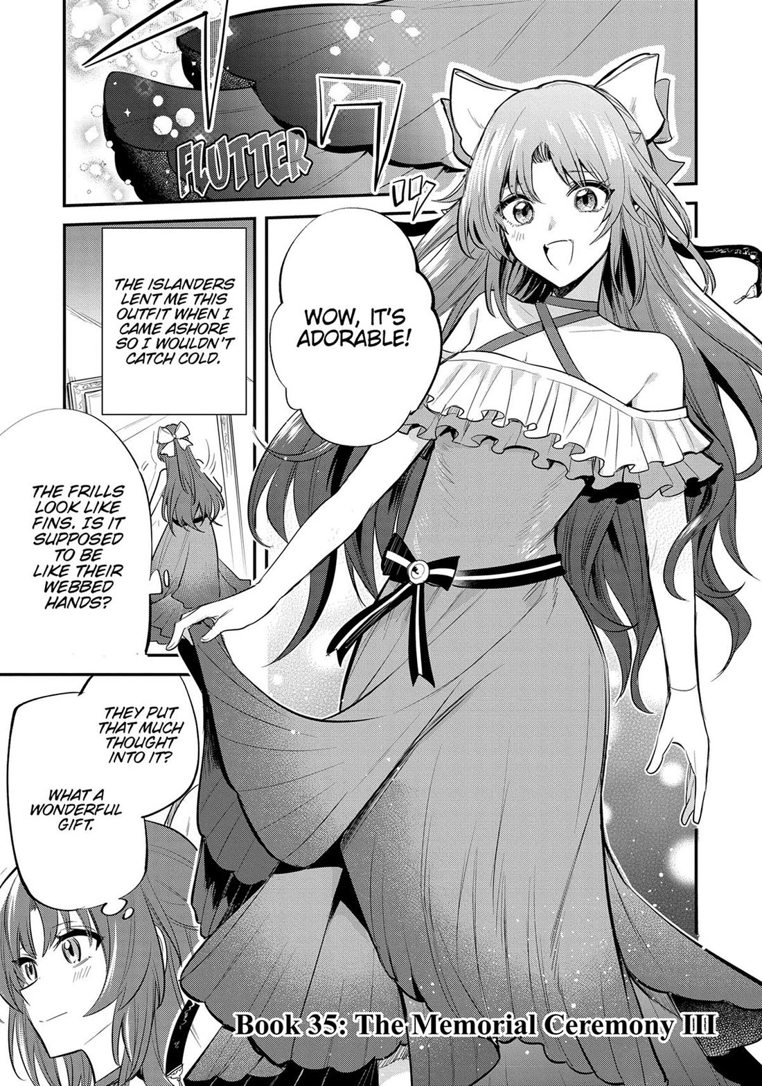 The Reincarnated Great Saint Hides That She's a Saint Chapter 35 page 1 - Chapter 35: The Memorial Ceremony (3)
