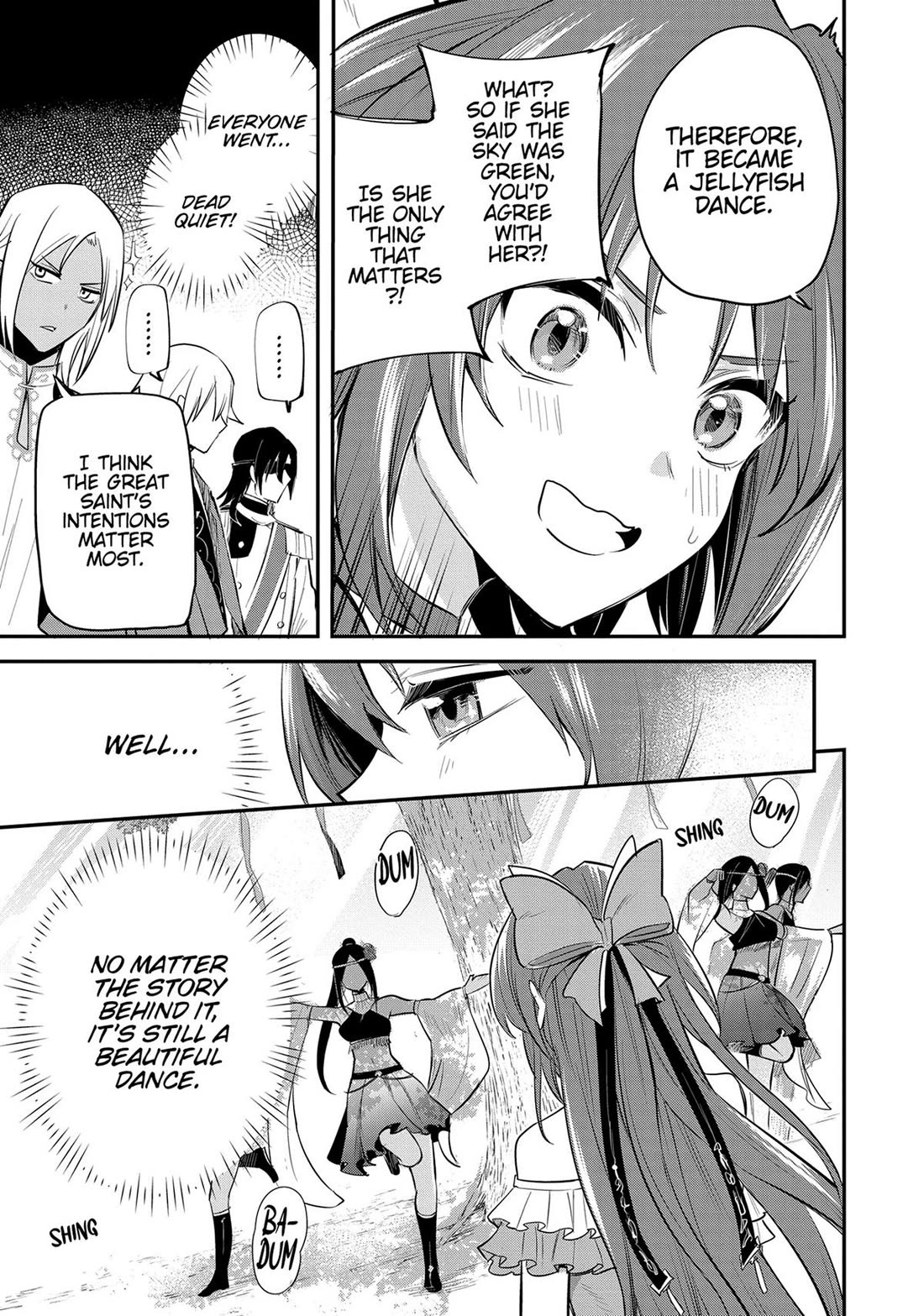 The Reincarnated Great Saint Hides That She's a Saint Chapter 35 page 17 - Chapter 35: The Memorial Ceremony (3)