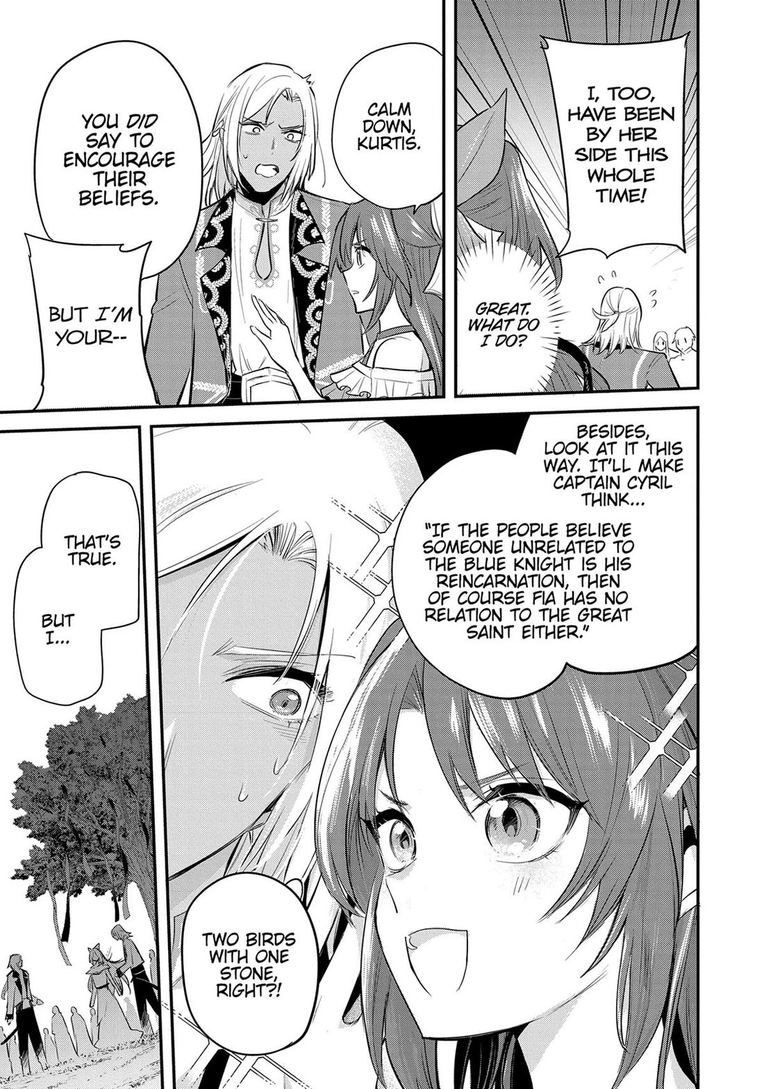 The Reincarnated Great Saint Hides That She's a Saint Chapter 35 page 28 - Chapter 35: The Memorial Ceremony (3)