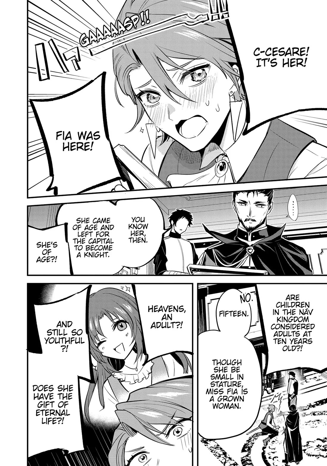 The Reincarnated Great Saint Hides That She's a Saint Chapter 39 page 12 - Chapter 39: The Emperor's Little Brothers