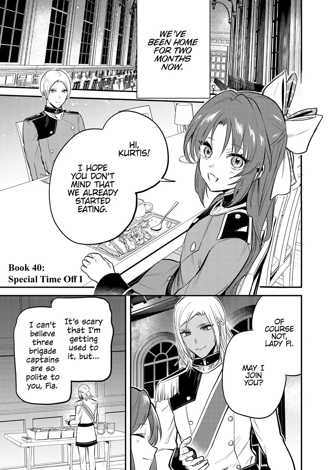 The Reincarnated Great Saint Hides That She's a Saint Chapter 40 page 1 - Chapter 40: Special Time Off (1)