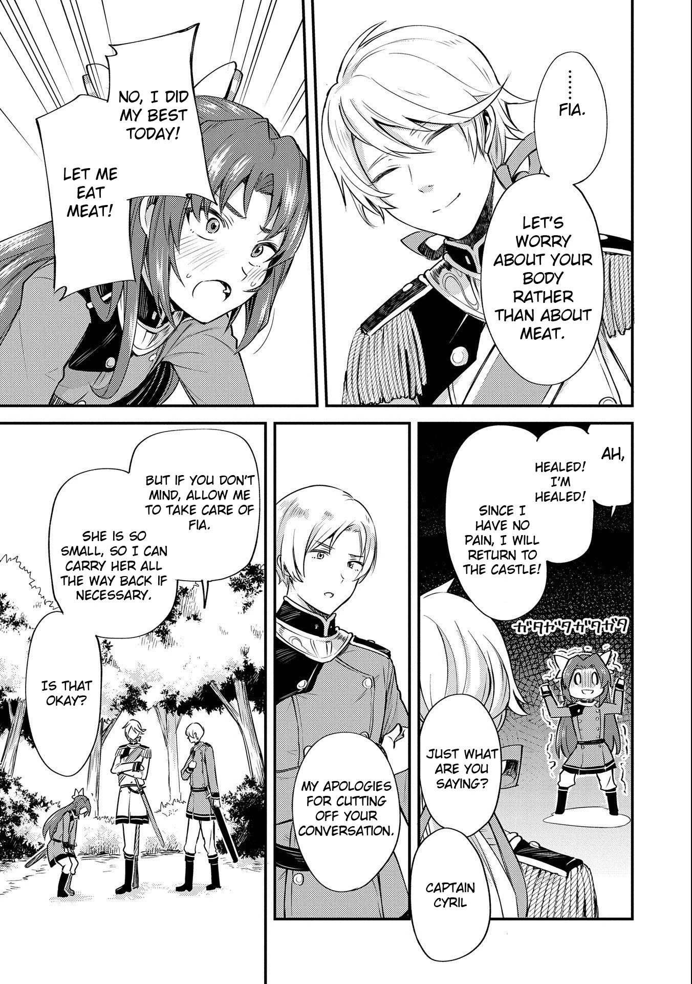 The Reincarnated Great Saint Hides That She's a Saint Chapter 5 page 33 - Chapter 5: Oath
