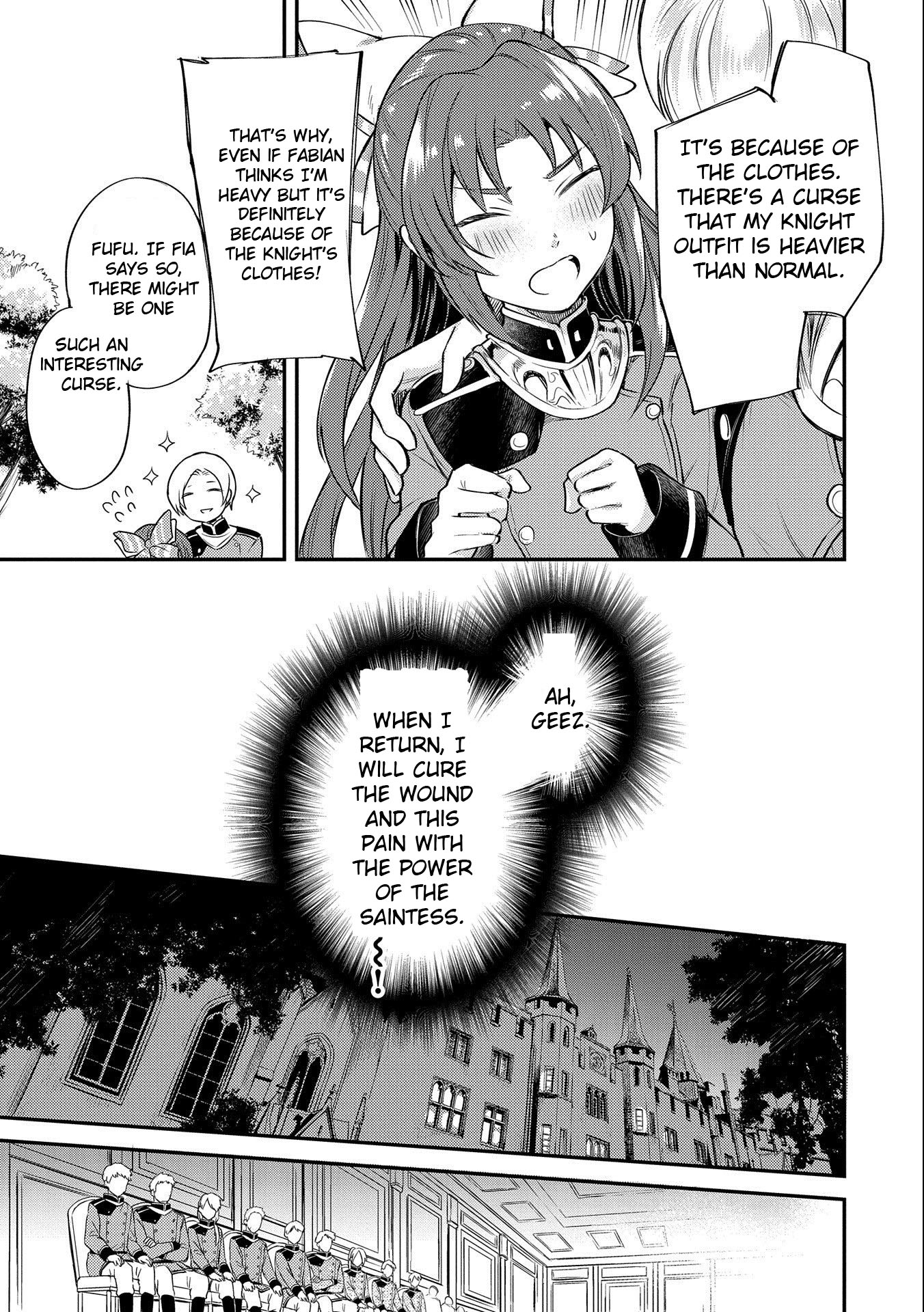 The Reincarnated Great Saint Hides That She's a Saint Chapter 5 page 37 - Chapter 5: Oath