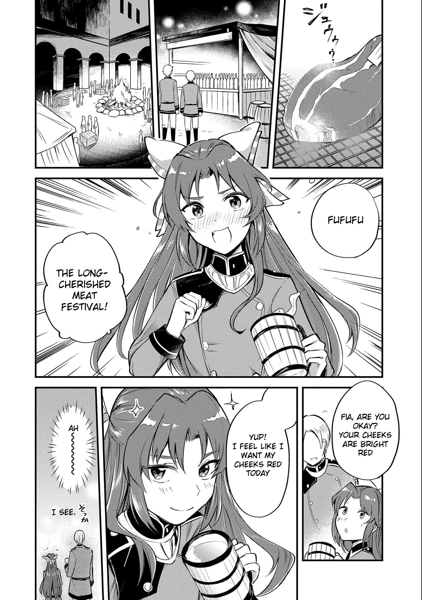 The Reincarnated Great Saint Hides That She's a Saint Chapter 6 page 14 - Chapter 6: Meat Festival