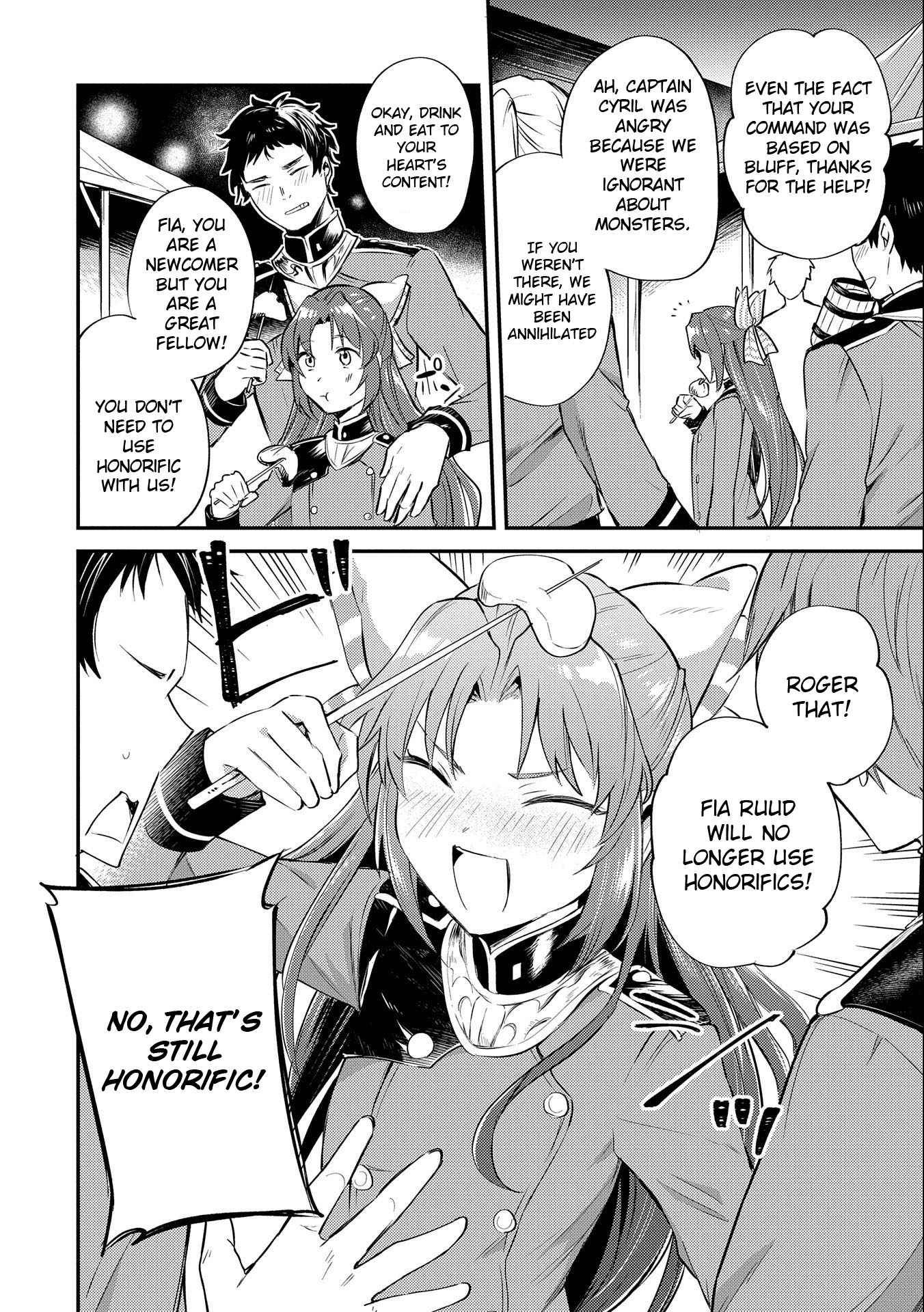 The Reincarnated Great Saint Hides That She's a Saint Chapter 6 page 18 - Chapter 6: Meat Festival