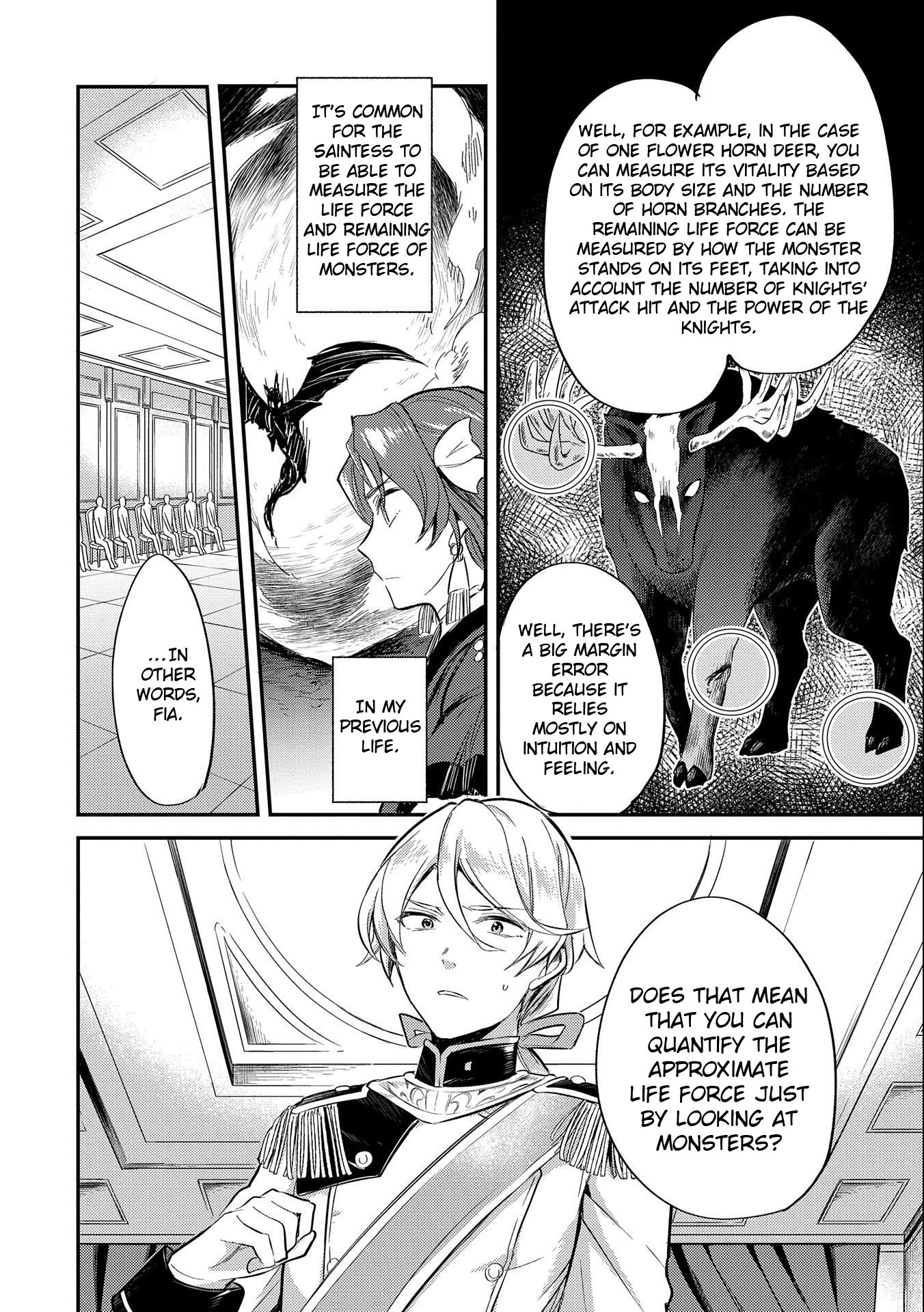The Reincarnated Great Saint Hides That She's a Saint Chapter 6 page 8 - Chapter 6: Meat Festival