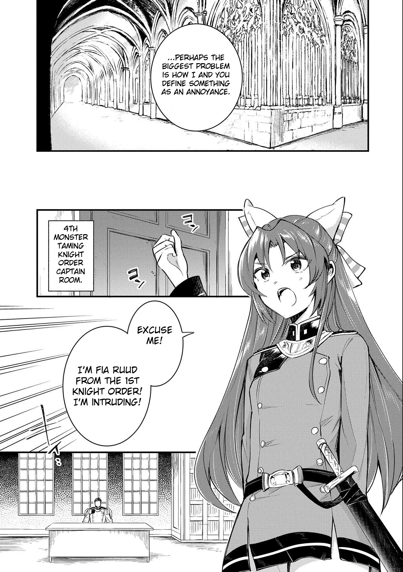The Reincarnated Great Saint Hides That She's a Saint Chapter 7 page 11 - Chapter 7: The 4th "Monster Taming" Knight Order