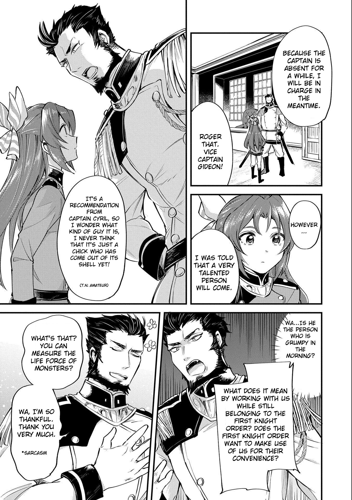 The Reincarnated Great Saint Hides That She's a Saint Chapter 7 page 13 - Chapter 7: The 4th "Monster Taming" Knight Order