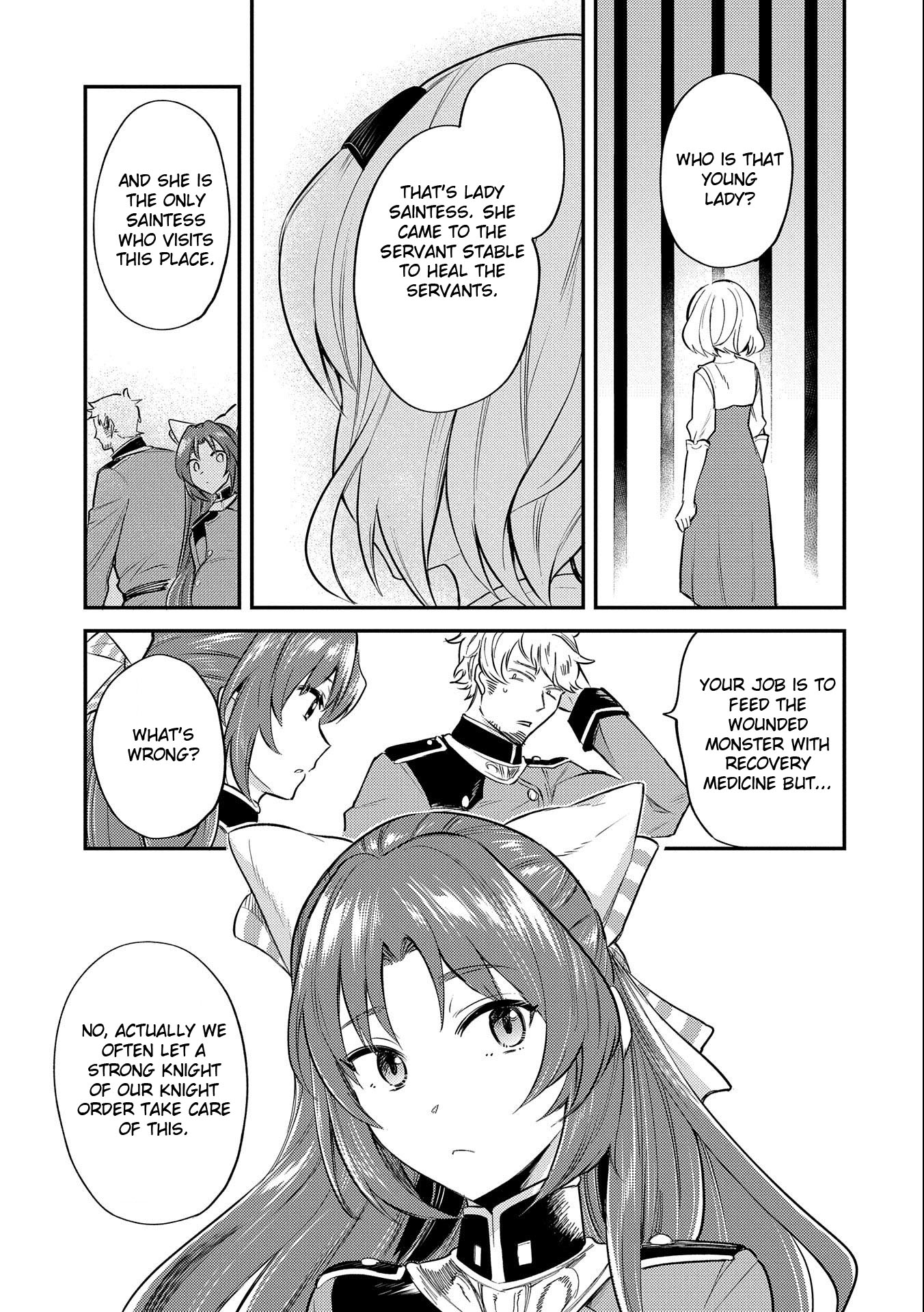 The Reincarnated Great Saint Hides That She's a Saint Chapter 8 page 13 - Chapter 8: The 4th "Monster Taming" Knight Order Part 2