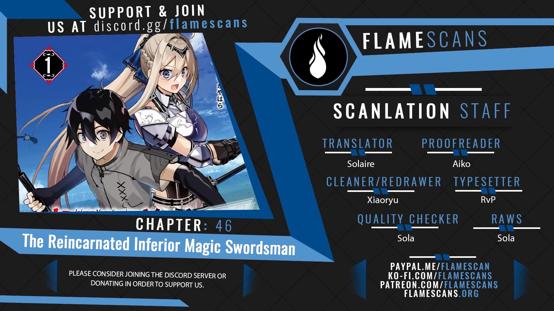The Reincarnated Inferior Magic Swordsman Chapter 46 page 1 - Chapter 46