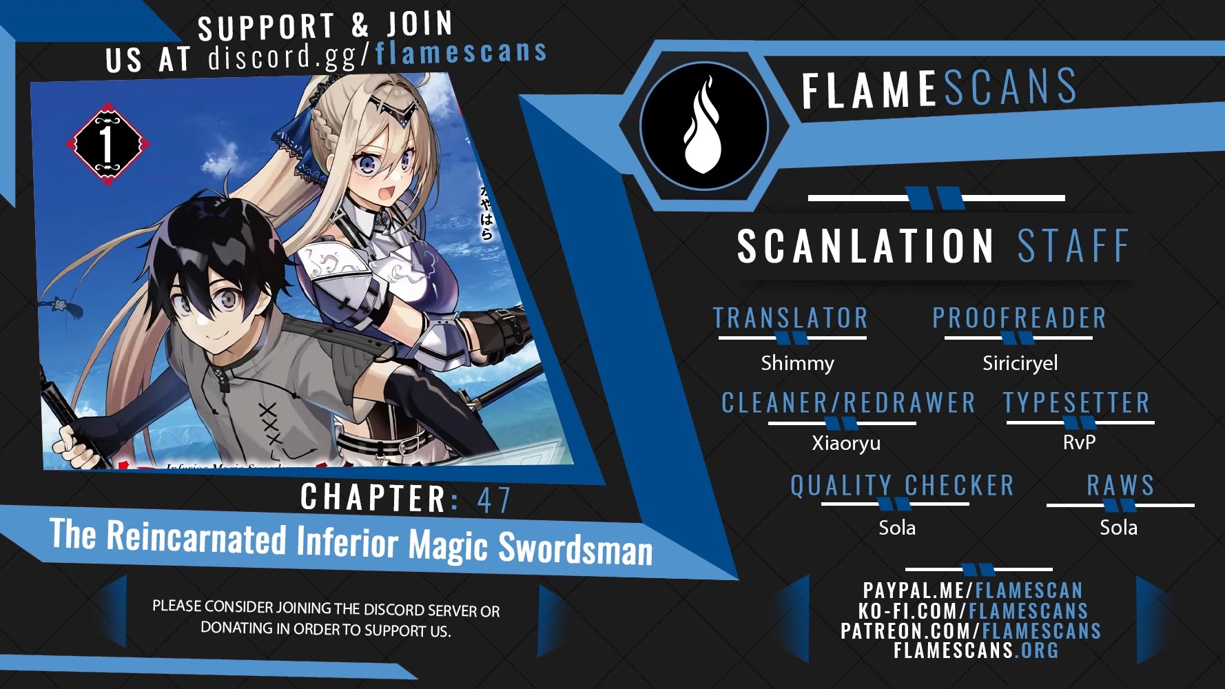 The Reincarnated Inferior Magic Swordsman Chapter 47 page 1 - Chapter 47