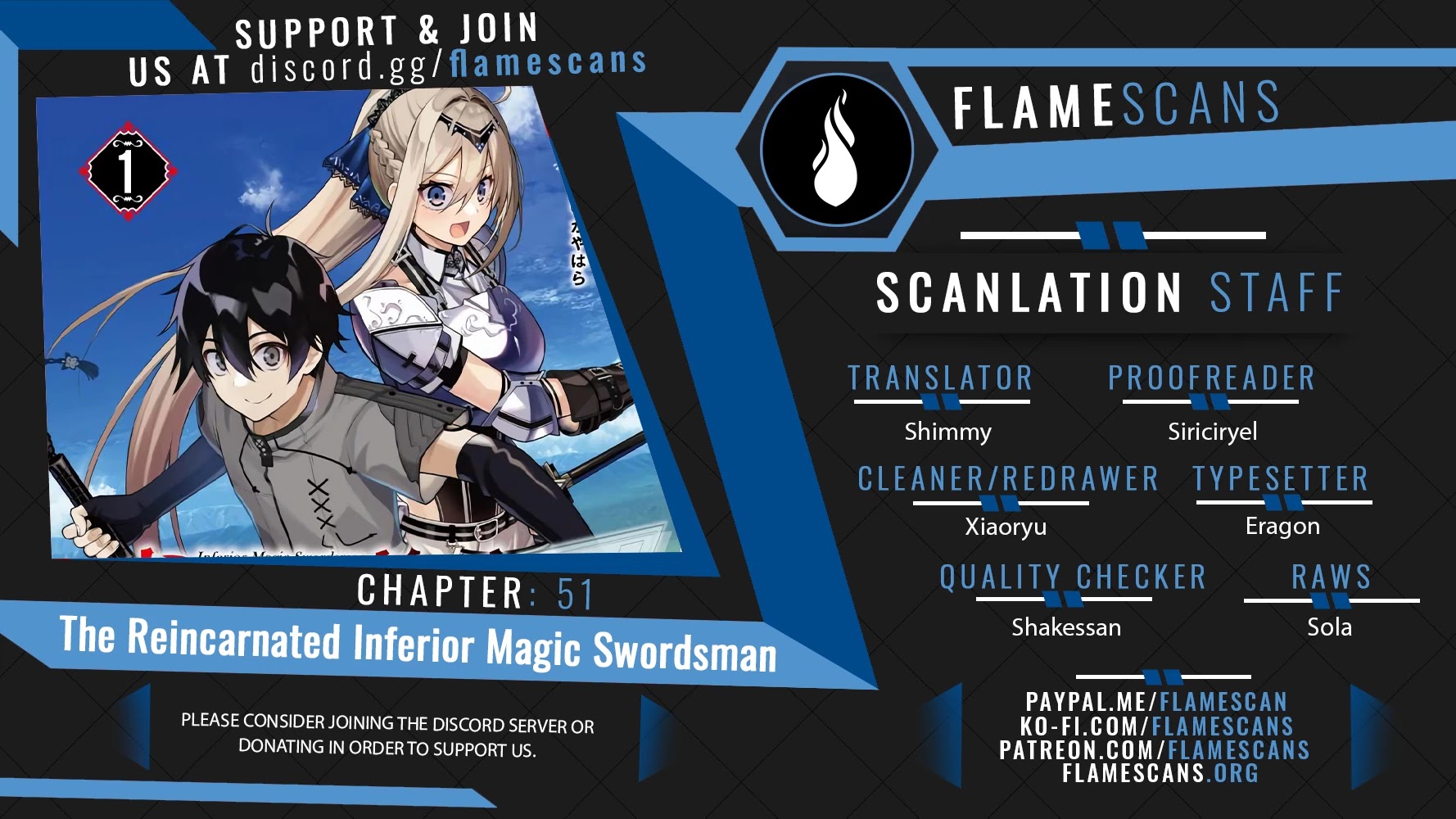 The Reincarnated Inferior Magic Swordsman Chapter 51 page 1 - Chapter 51