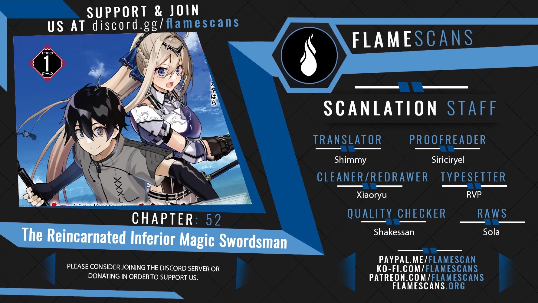 The Reincarnated Inferior Magic Swordsman Chapter 52 page 1 - Chapter 52