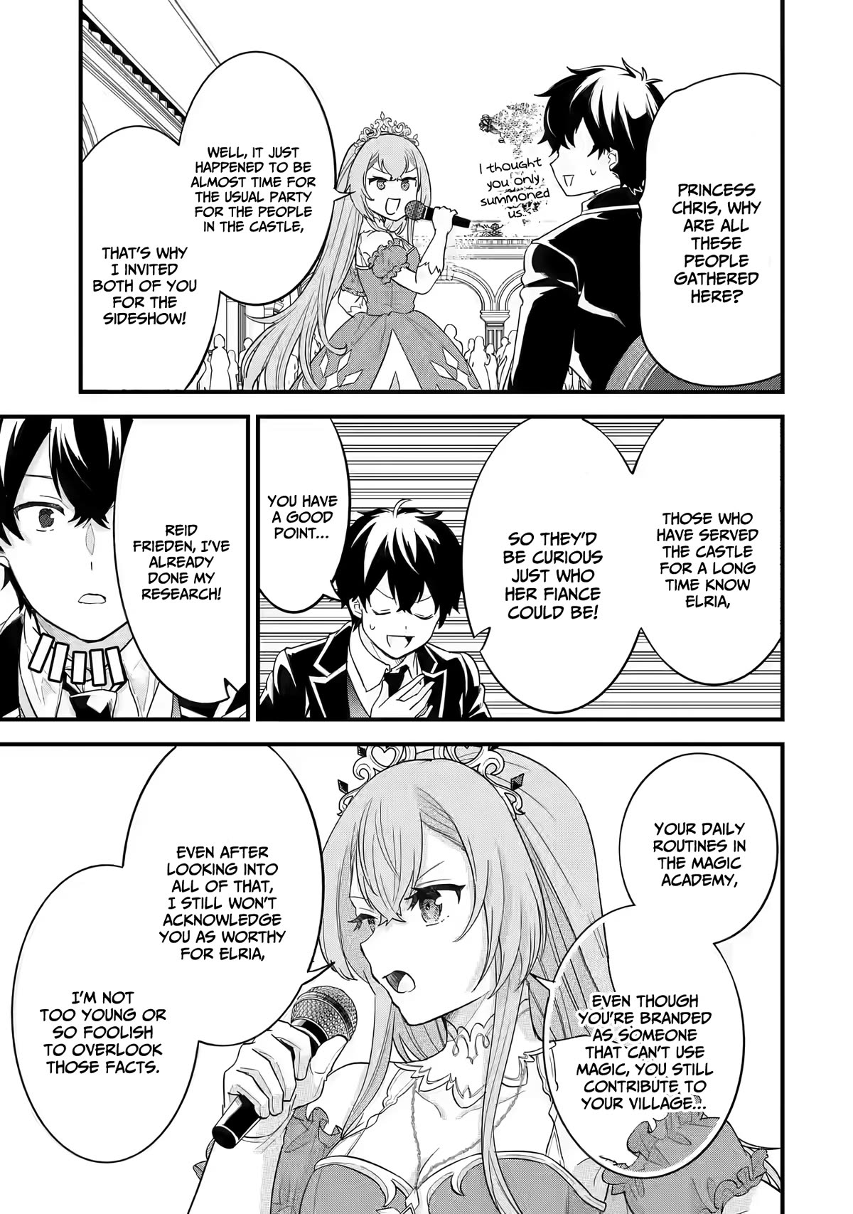 The Reincarnated Marriage of a Hero and a Sage: After Becoming Engaged to a Former Rival, We Became the Strongest Couple Chapter 13 page 12 - Chapter 13: The princess challenges The Hero waging The Sage