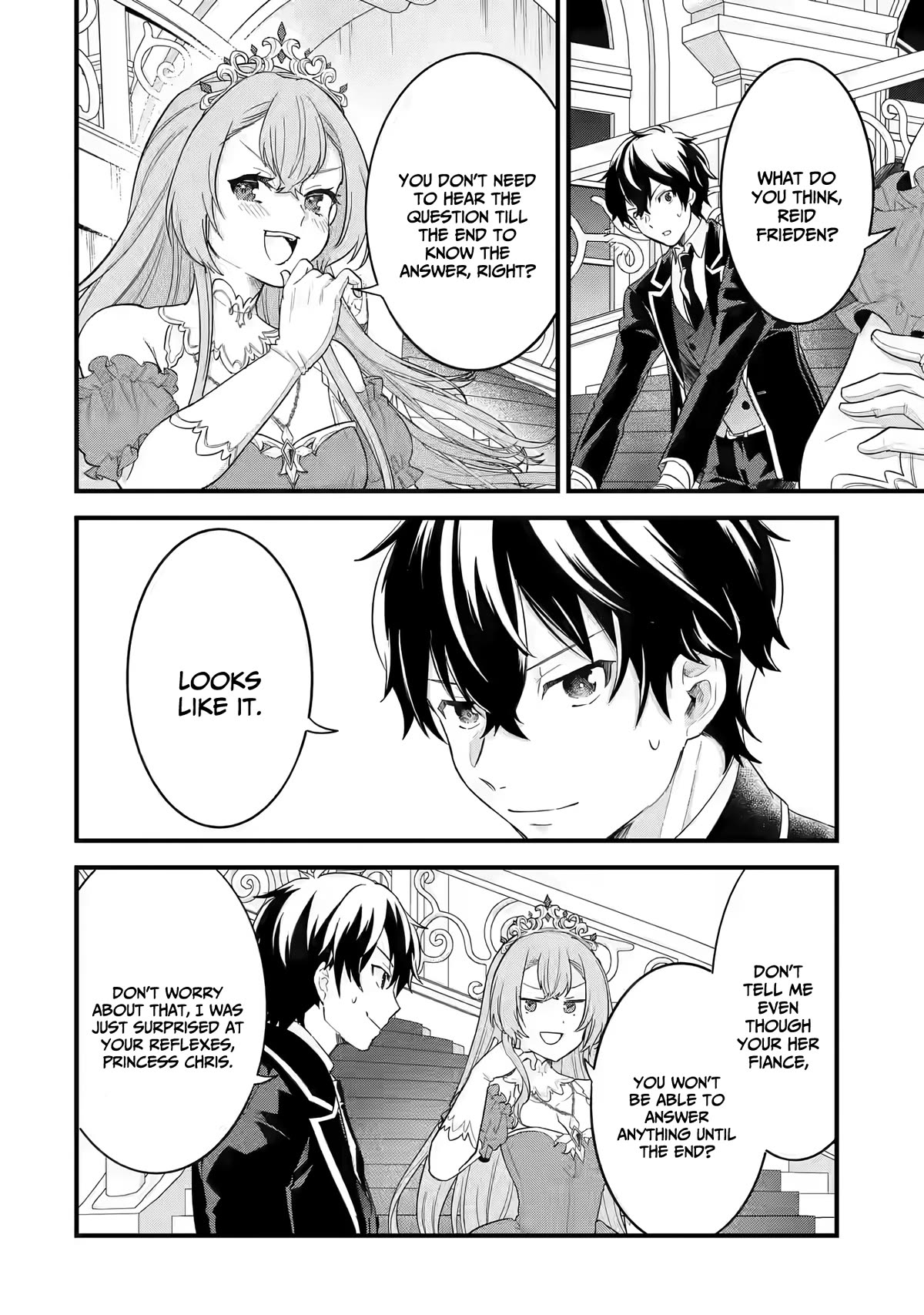 The Reincarnated Marriage of a Hero and a Sage: After Becoming Engaged to a Former Rival, We Became the Strongest Couple Chapter 13 page 21 - Chapter 13: The princess challenges The Hero waging The Sage