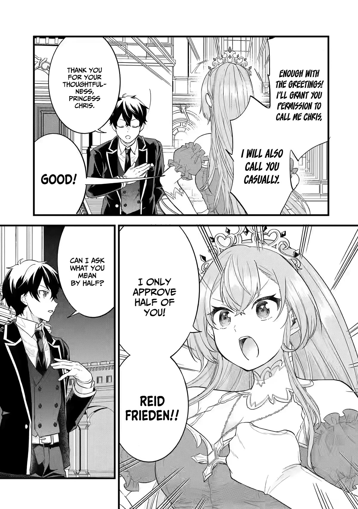 The Reincarnated Marriage of a Hero and a Sage: After Becoming Engaged to a Former Rival, We Became the Strongest Couple Chapter 13 page 6 - Chapter 13: The princess challenges The Hero waging The Sage