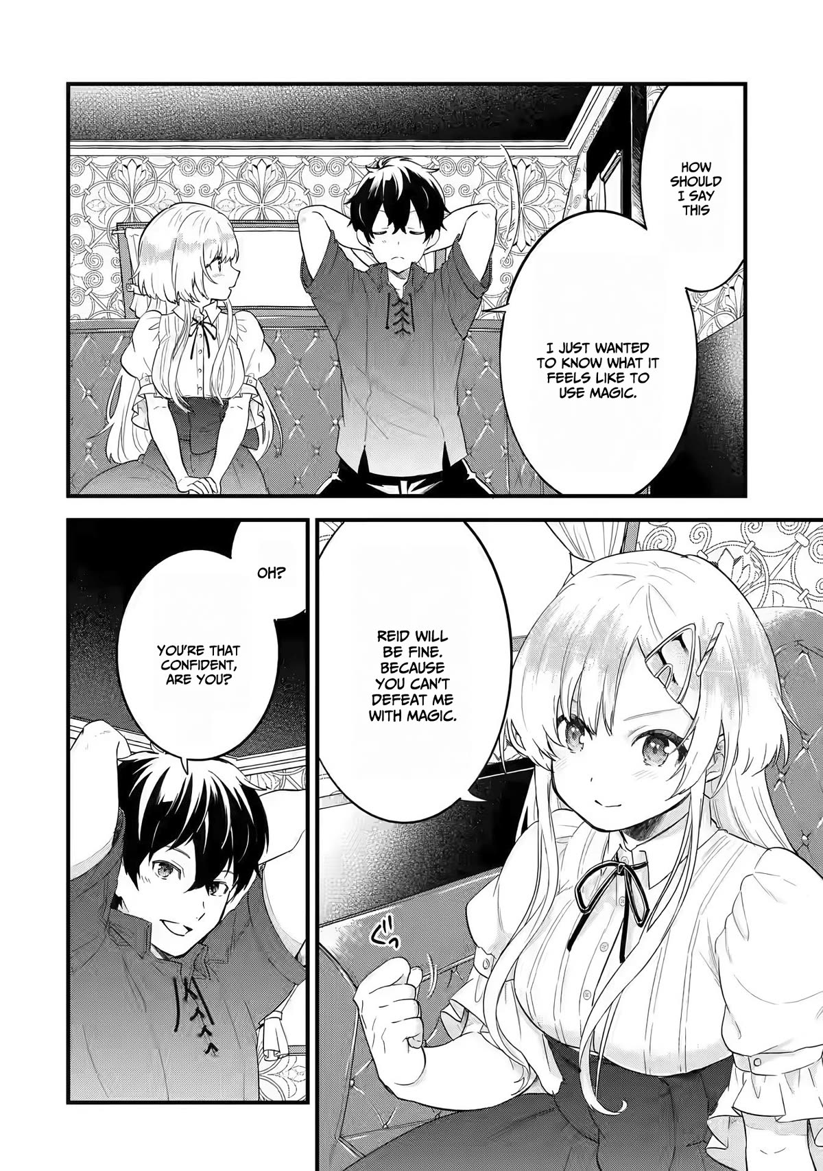 The Reincarnated Marriage of a Hero and a Sage: After Becoming Engaged to a Former Rival, We Became the Strongest Couple Chapter 2 page 13 - Chapter 2: The Hero and The Sage, engagement greeting