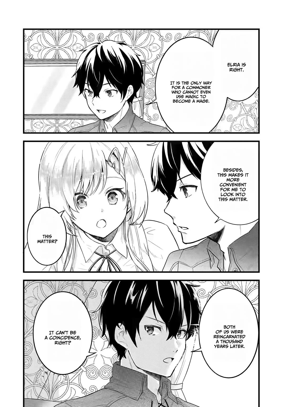 The Reincarnated Marriage of a Hero and a Sage: After Becoming Engaged to a Former Rival, We Became the Strongest Couple Chapter 2 page 15 - Chapter 2: The Hero and The Sage, engagement greeting