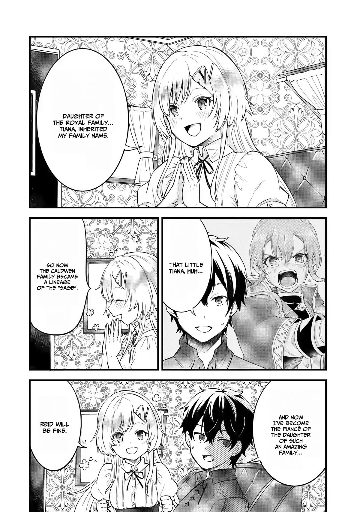 The Reincarnated Marriage of a Hero and a Sage: After Becoming Engaged to a Former Rival, We Became the Strongest Couple Chapter 2 page 17 - Chapter 2: The Hero and The Sage, engagement greeting