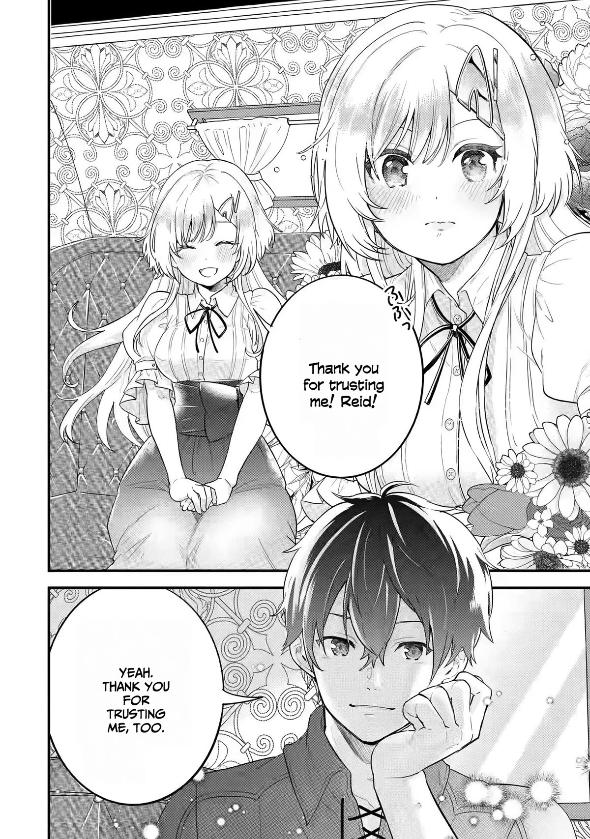 The Reincarnated Marriage of a Hero and a Sage: After Becoming Engaged to a Former Rival, We Became the Strongest Couple Chapter 2 page 19 - Chapter 2: The Hero and The Sage, engagement greeting