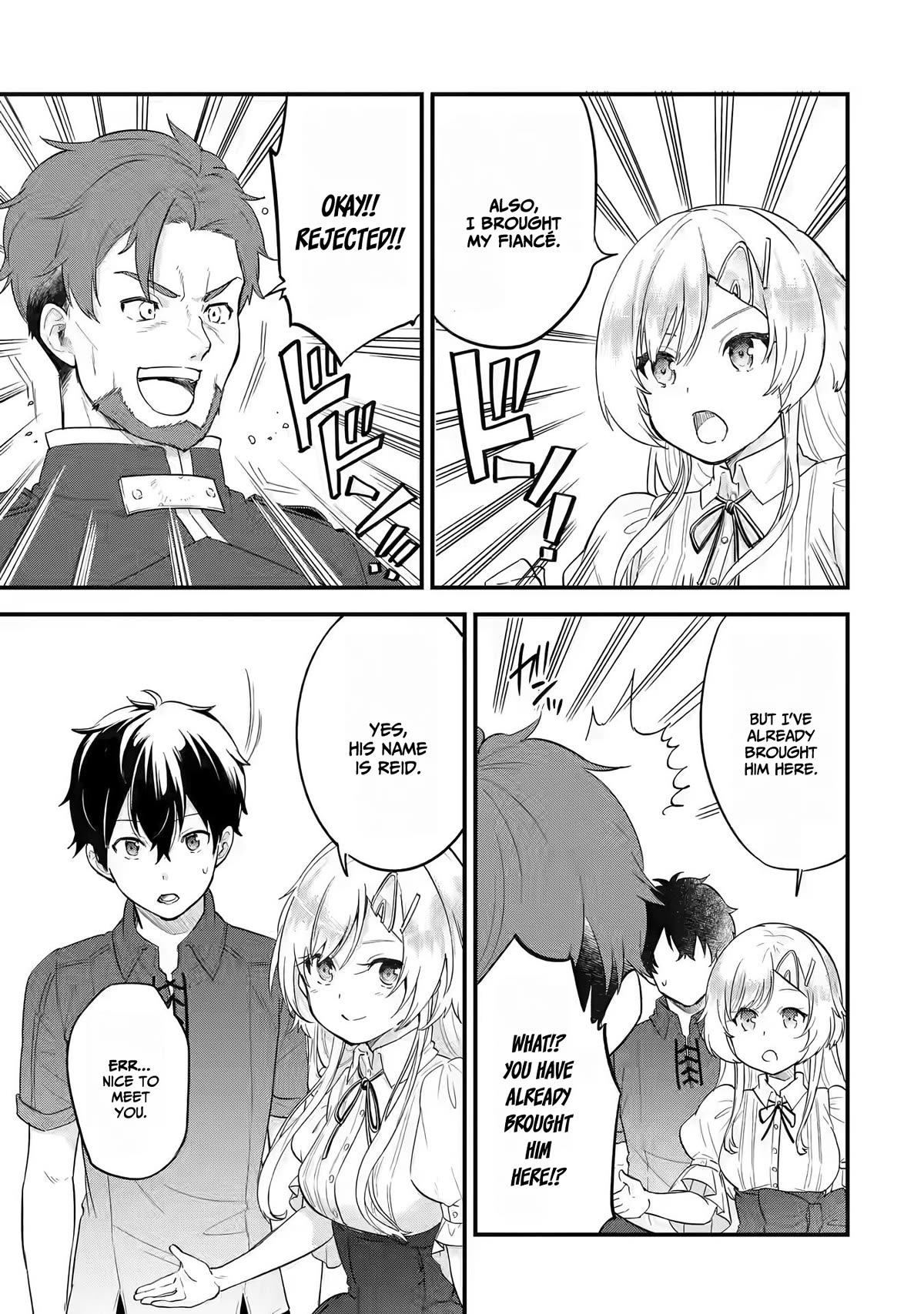 The Reincarnated Marriage of a Hero and a Sage: After Becoming Engaged to a Former Rival, We Became the Strongest Couple Chapter 2 page 26 - Chapter 2: The Hero and The Sage, engagement greeting