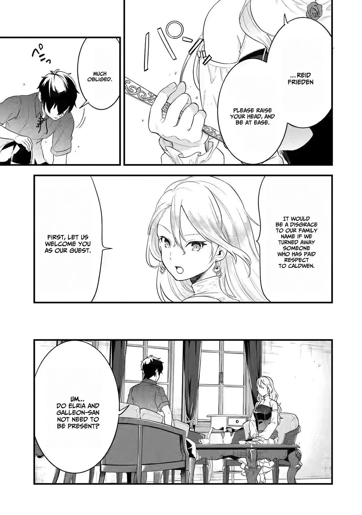 The Reincarnated Marriage of a Hero and a Sage: After Becoming Engaged to a Former Rival, We Became the Strongest Couple Chapter 2 page 32 - Chapter 2: The Hero and The Sage, engagement greeting
