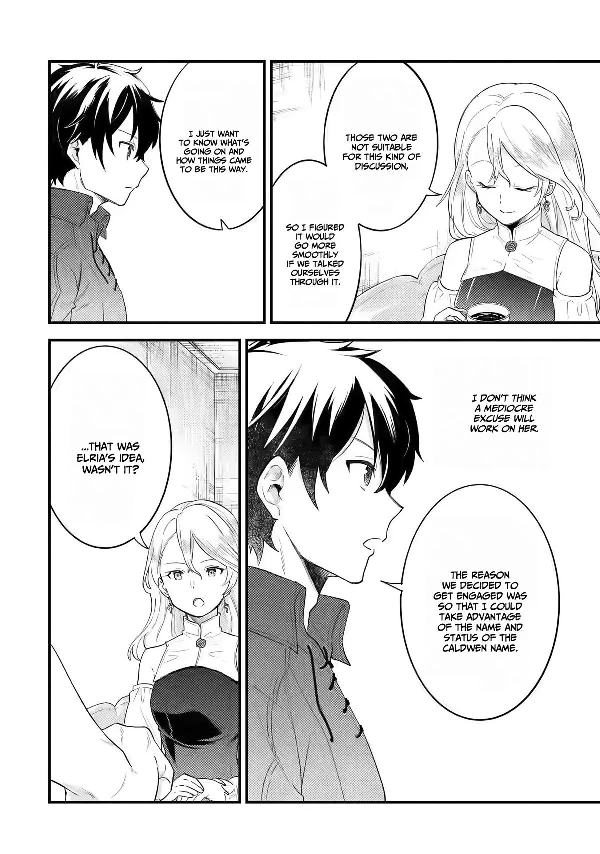 The Reincarnated Marriage of a Hero and a Sage: After Becoming Engaged to a Former Rival, We Became the Strongest Couple Chapter 2 page 33 - Chapter 2: The Hero and The Sage, engagement greeting