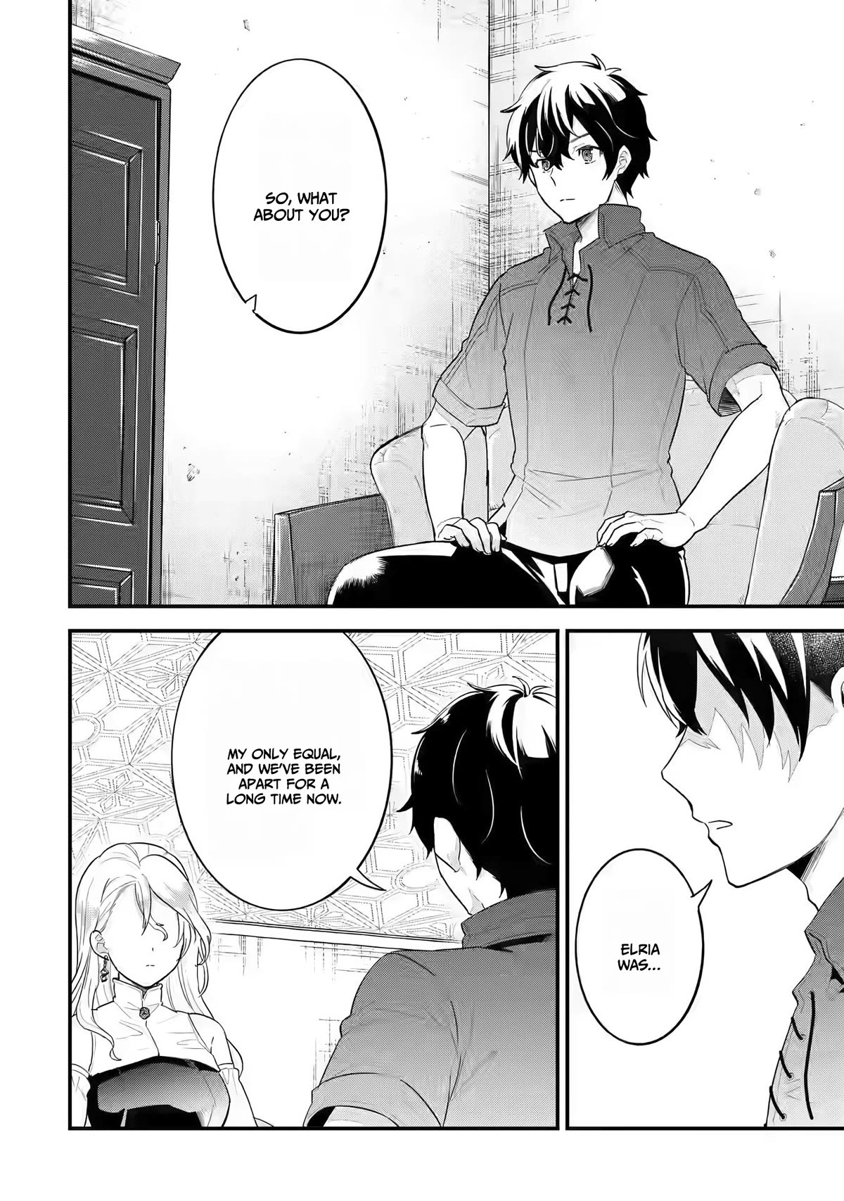 The Reincarnated Marriage of a Hero and a Sage: After Becoming Engaged to a Former Rival, We Became the Strongest Couple Chapter 2 page 37 - Chapter 2: The Hero and The Sage, engagement greeting